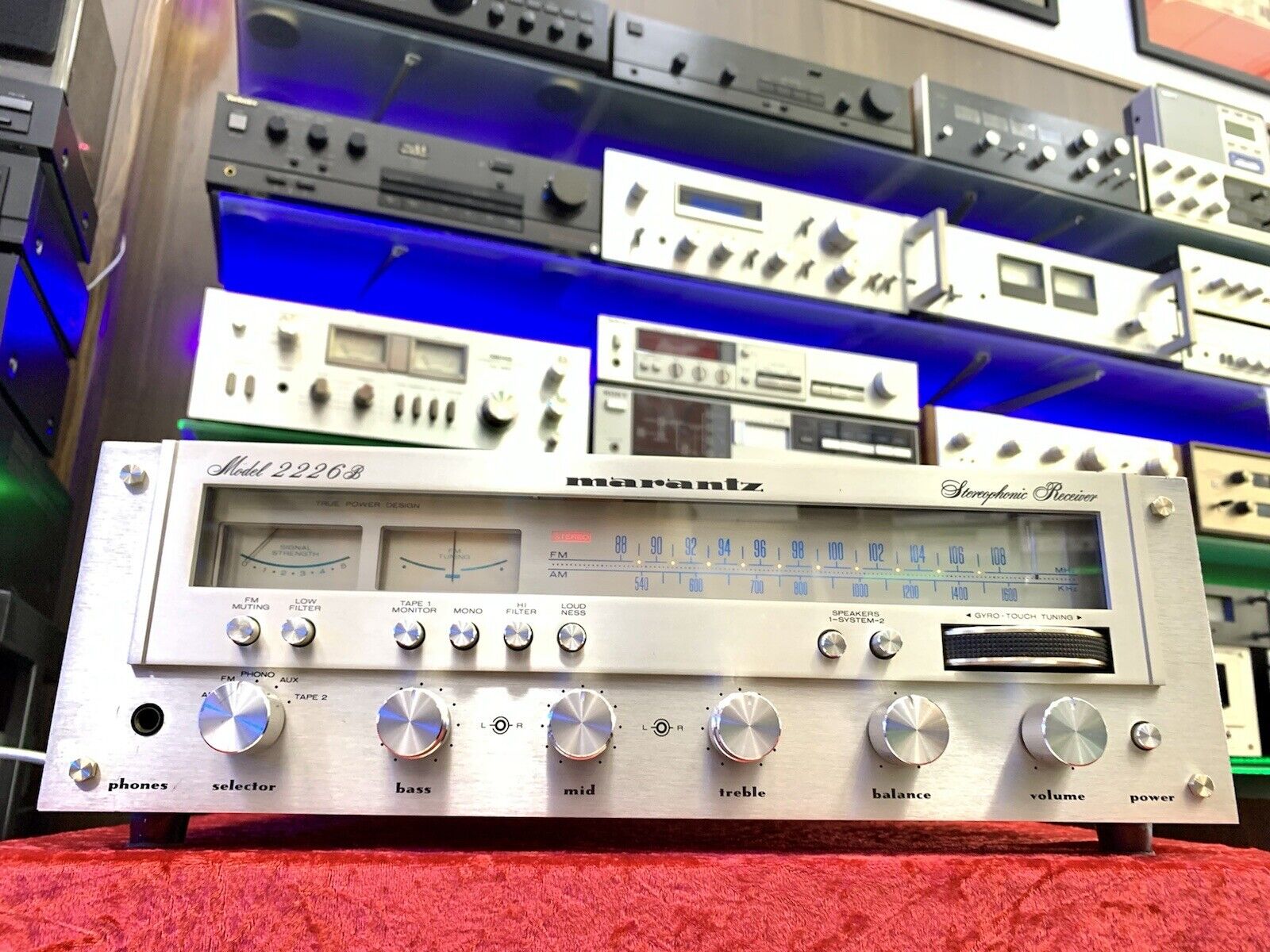 MARANTZ 2226B Stereo Receiver 58 Watts RMS Vintage 1977-80 RARE WORK Good Look