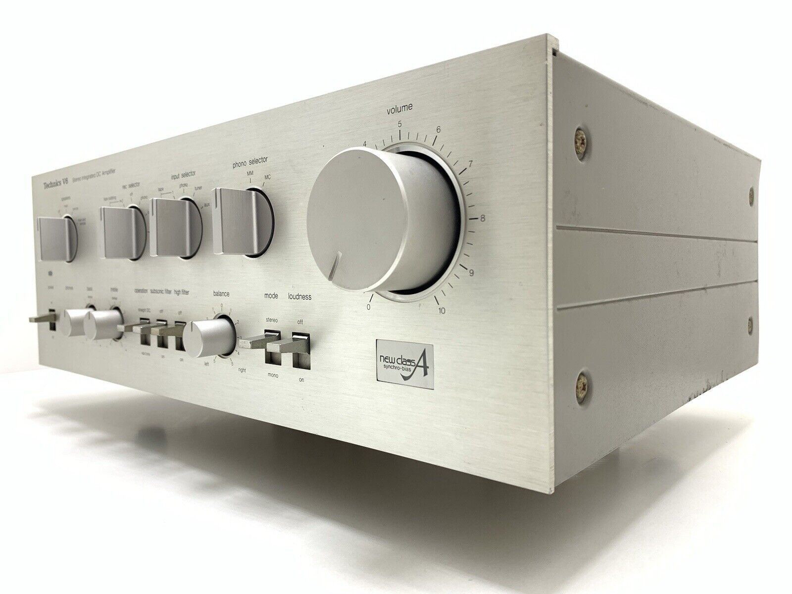 TECHNICS SU-V6 Stereo Integrated Amplifier 70+70WRMS Vintage 1980 Work GOOD LOOK