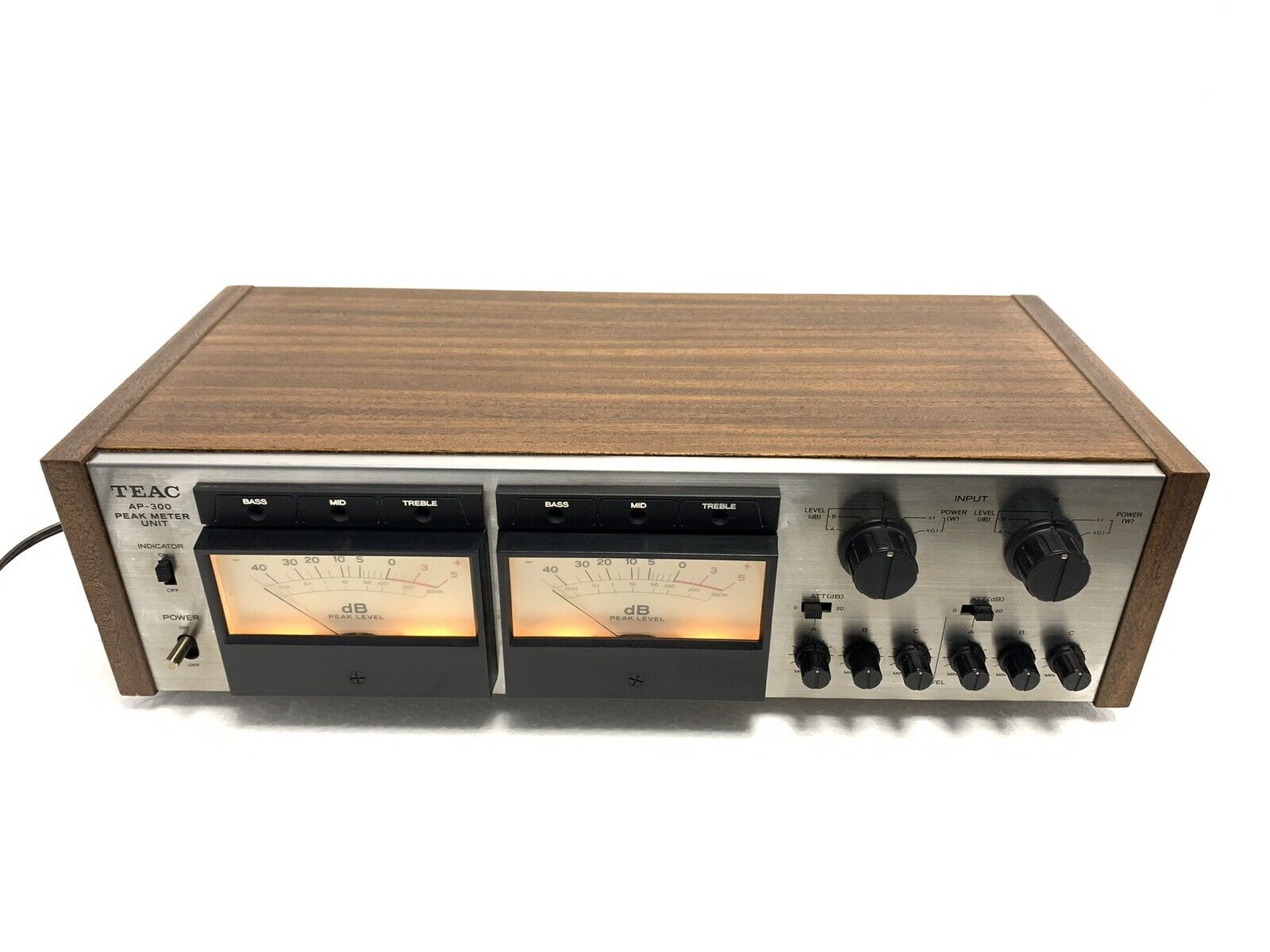 TEAC ピークレベルメーター AP300 ジャンク Yahoo!オークション -「teacピークレベルメーター ap-300」(家電