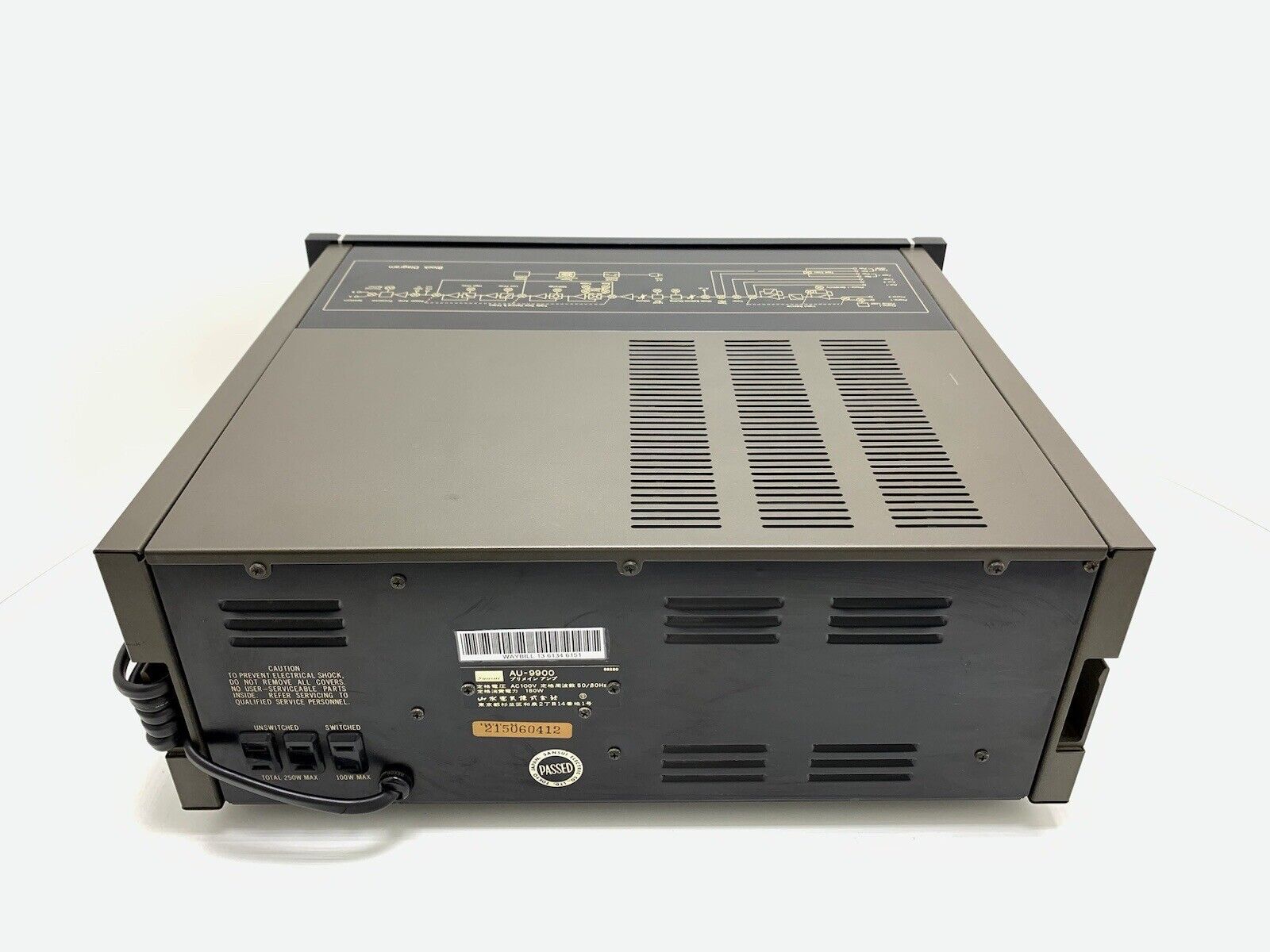 SANSUI AU-9900 Integrated Stereo Amplifier 160 Watts RMS Vintage 1975 GOOD LOOK