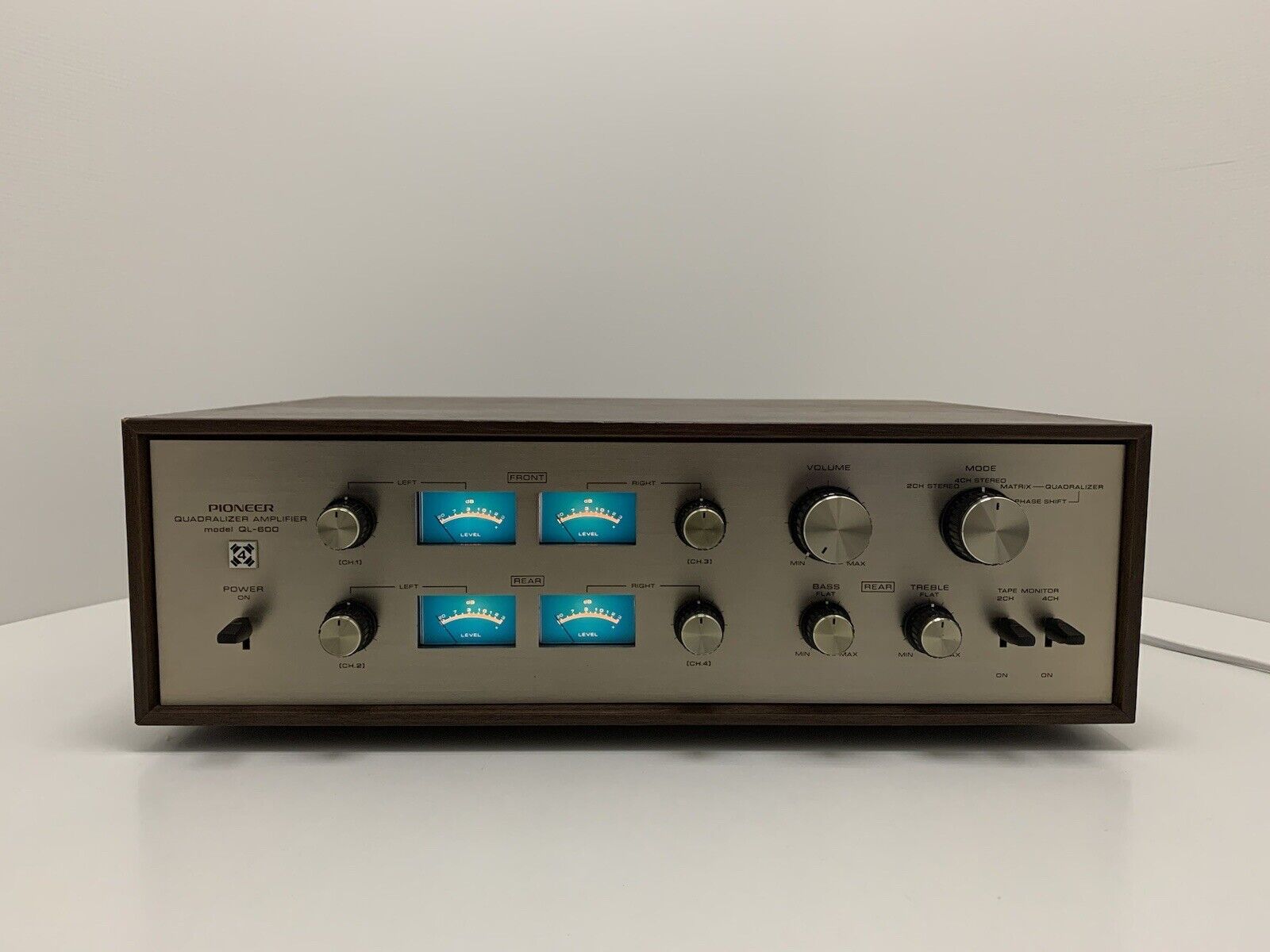 PIONEER QL 600 Quadralizer Amplifier 4Channel Decoder Vintage 1972 WORK GoodLook