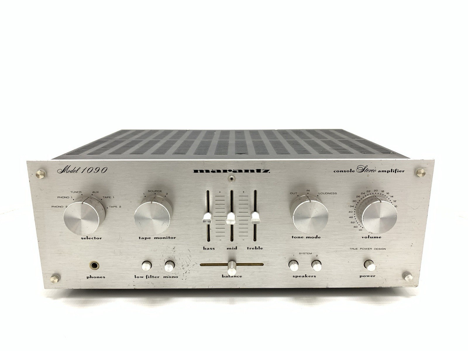 MARANTZ 1090 Stereo Integrated Amplifier 45+44 W RMS Vintage 1977 WORK Good Look