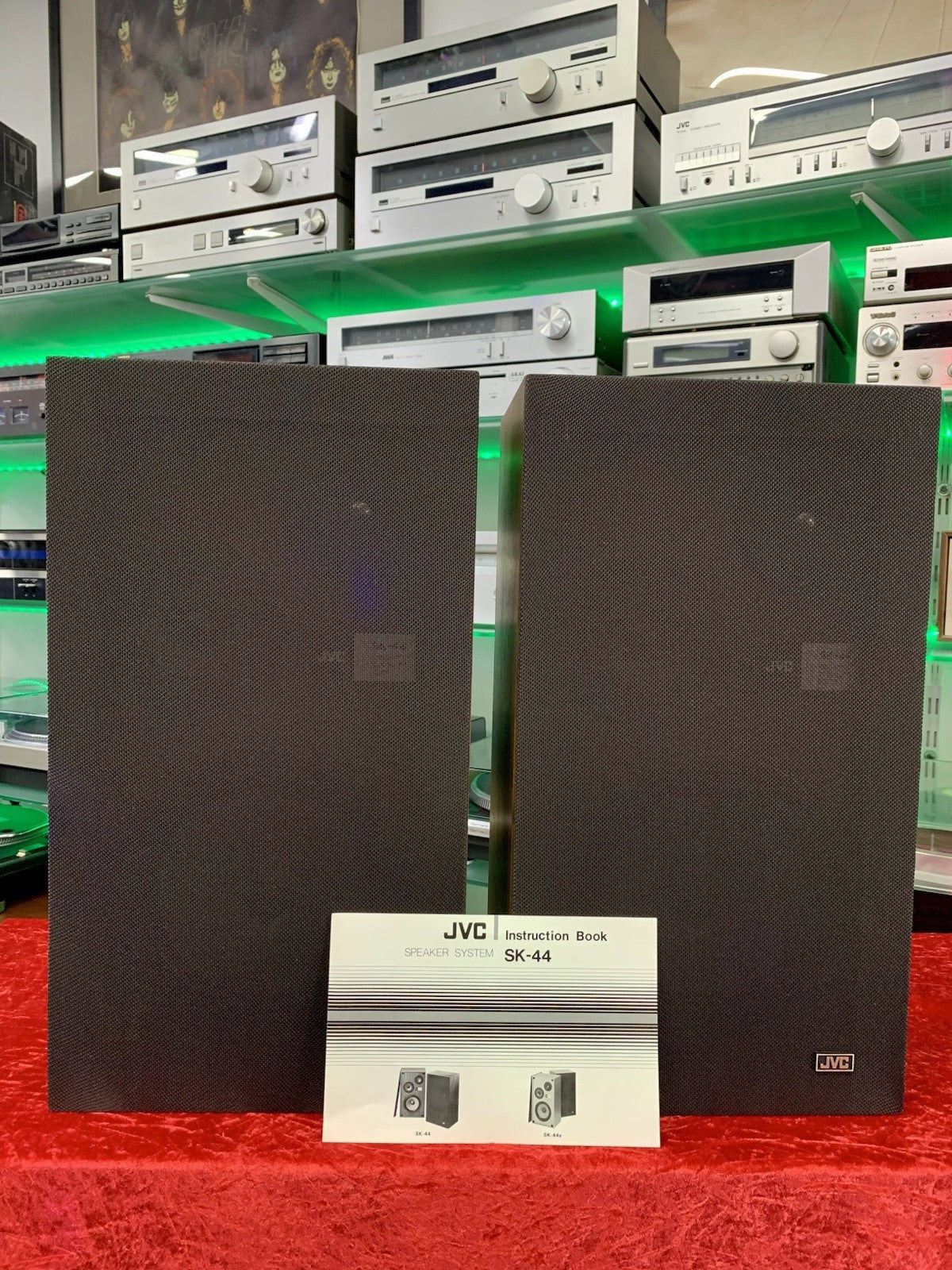 JVC SK 44 Speakers 3 Way System 70 Watts Vintage 1976 OLD STOCK NEW NEVER USED