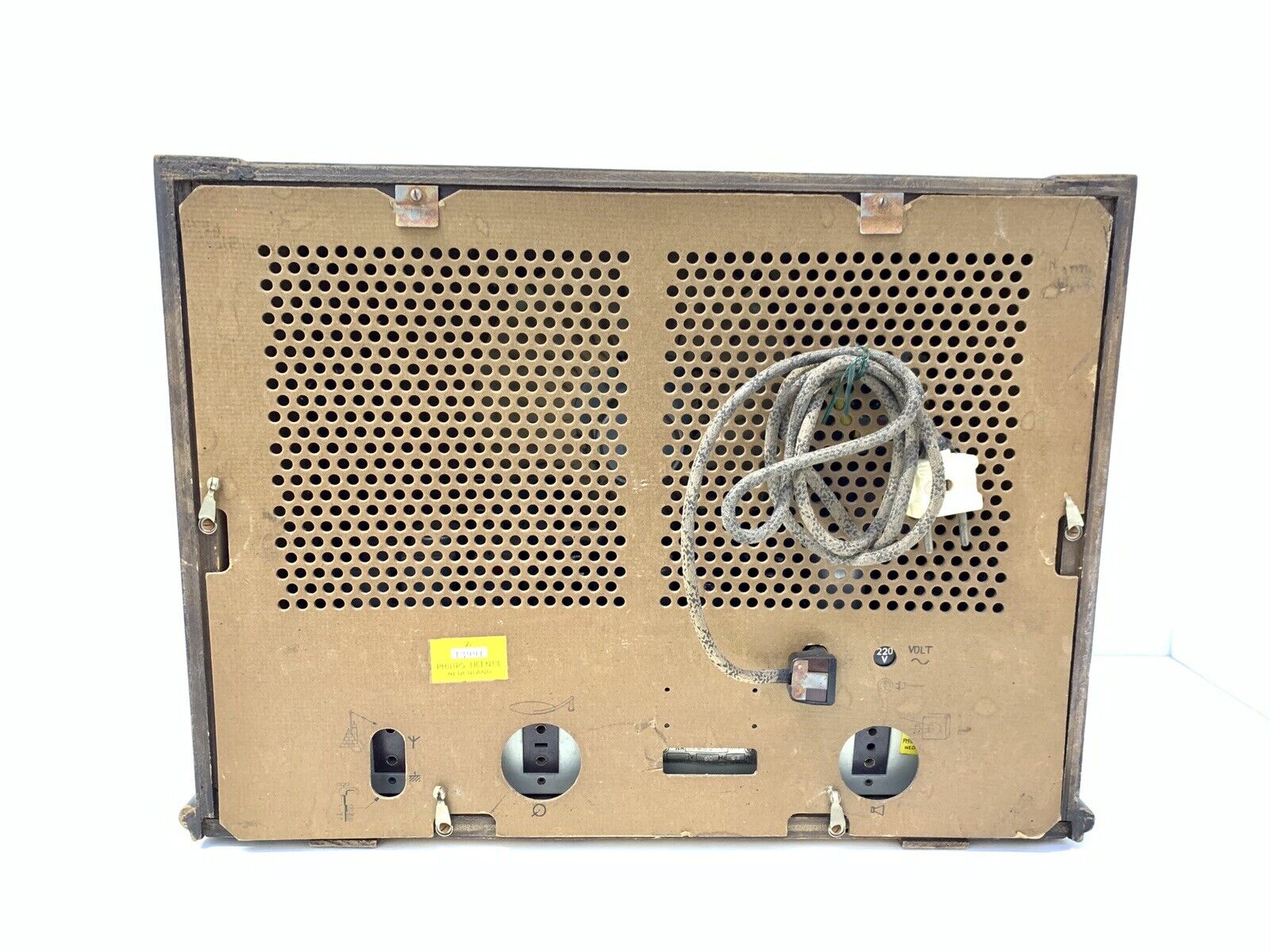 Radio PHILIPS S195A Original Vaccum Tube Vintage 1947 Working PERFECT Like New