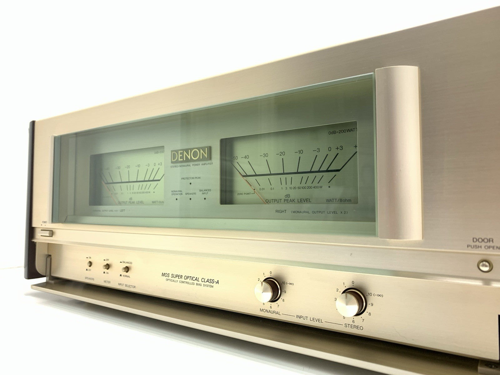 DENON POA 3000RG Stereo Power Amplifier 250+250 WRMS Vintage 1990 WORK Good Look