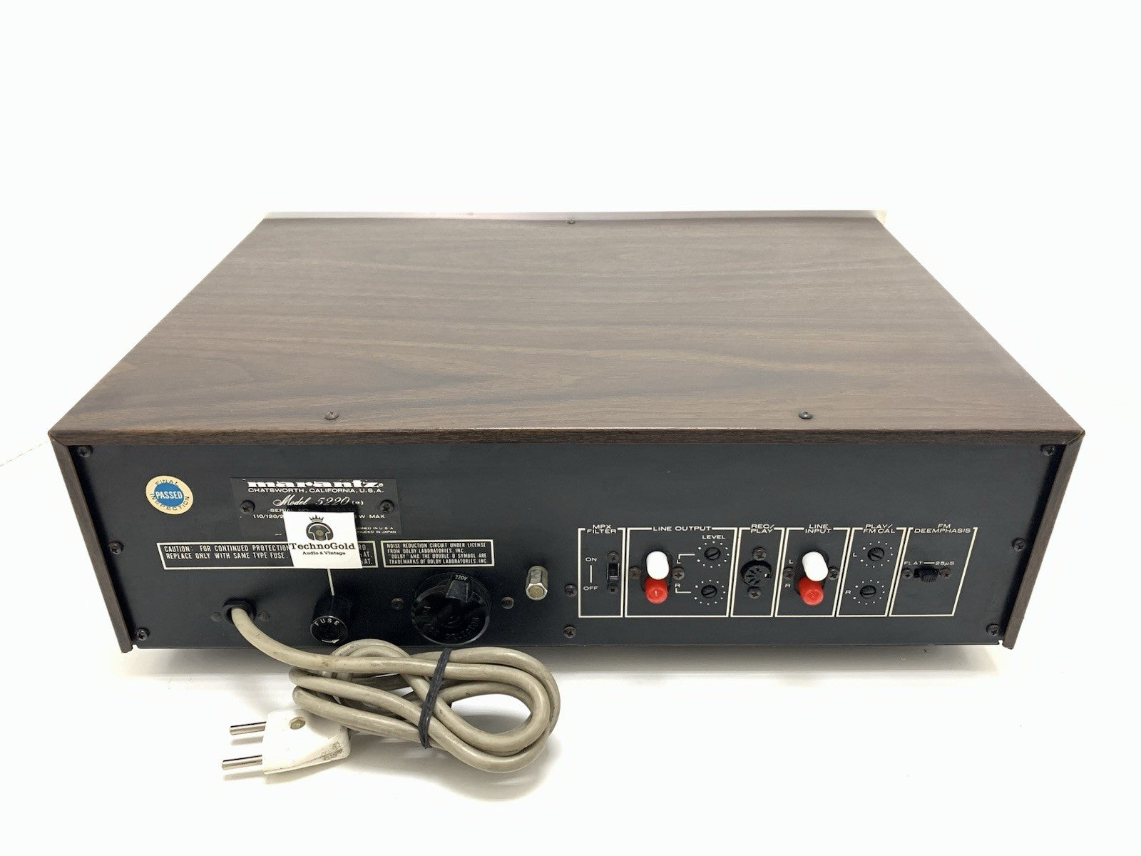 MARANTZ 5220 Stereo Cassette Tape Deck 2 Head Vintage 1977 Hi End WORK Good Look