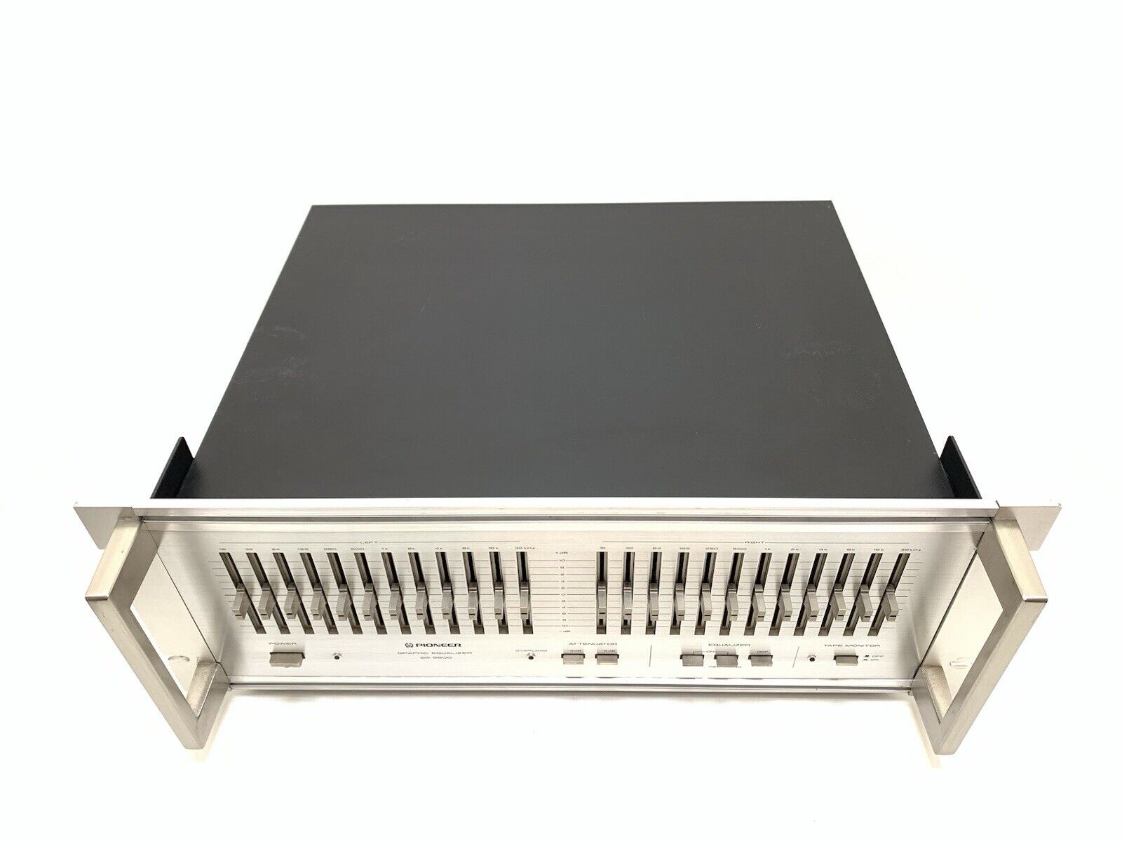 PIONEER SG 9800 RARE SPEC RACK Graphic Equalizer BLUE LED Vintage Work Like New