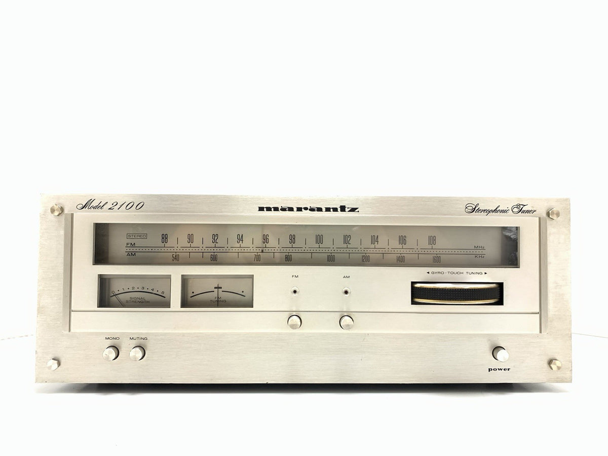 MARANTZ Model 2100 AM/FM Stereo Analog Gyro-Touch Tuner Vintage WORK Good Look