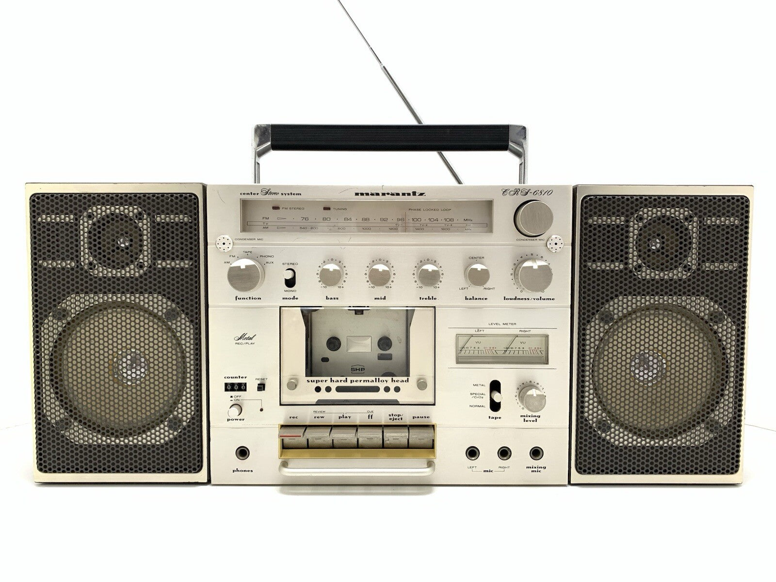 ☆*読様 marantz CRS-6810 ラジカセ boombox ジャンク MARANTZ CRS 6810 RARE BOOMBOX STEREO Radio Cassette Vintage 1980