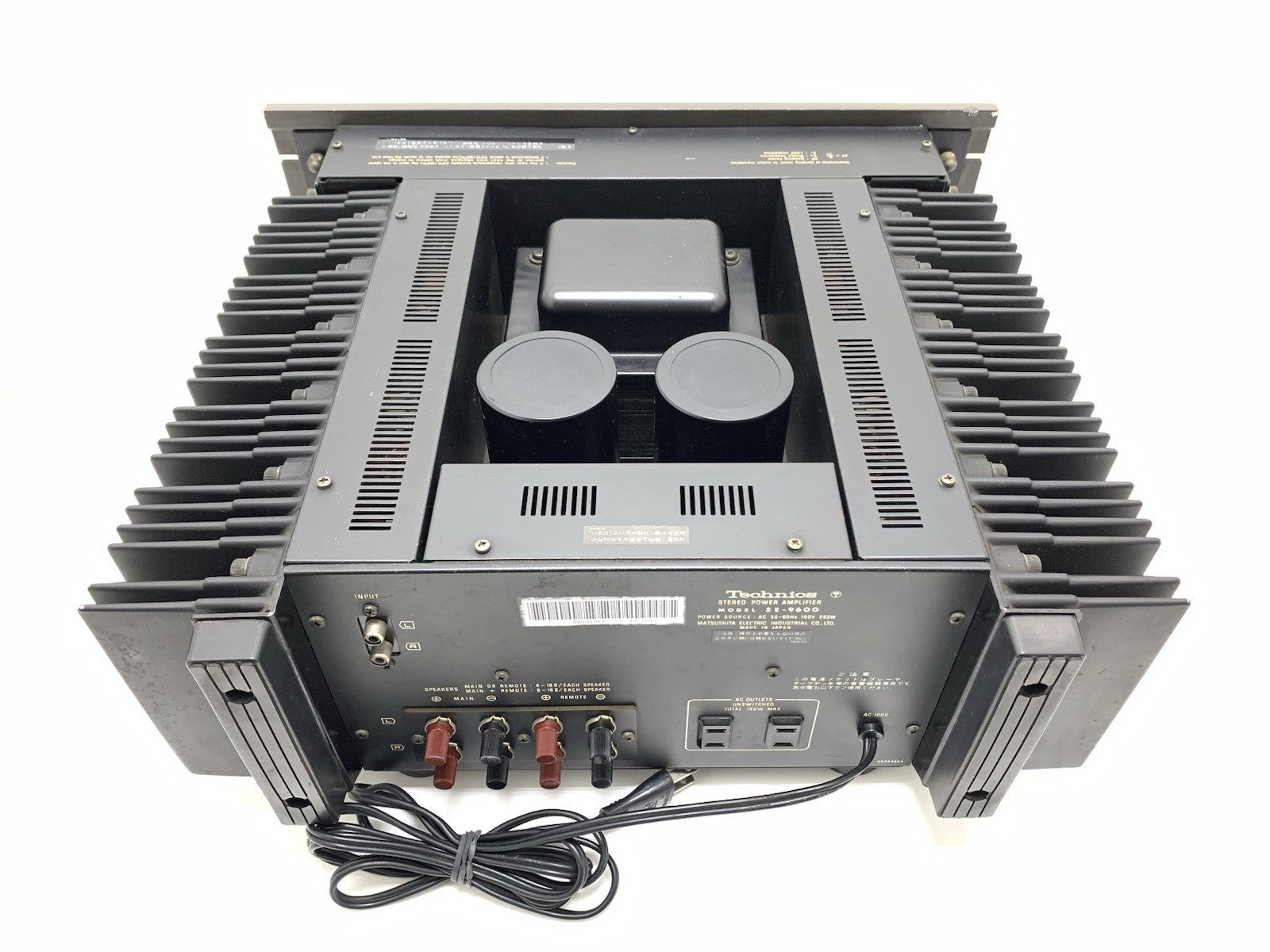 TECHNICS SE 9600 Power Amplifier 2 X 110 Watts RMS Vintage 1975 WORK GOOD LOOK