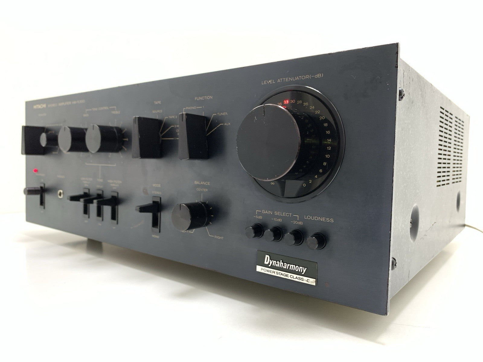 HITACHI HA 5300 Stereo Amplifier 60+60 Watts RMS Vintage 1977 Working Good Look