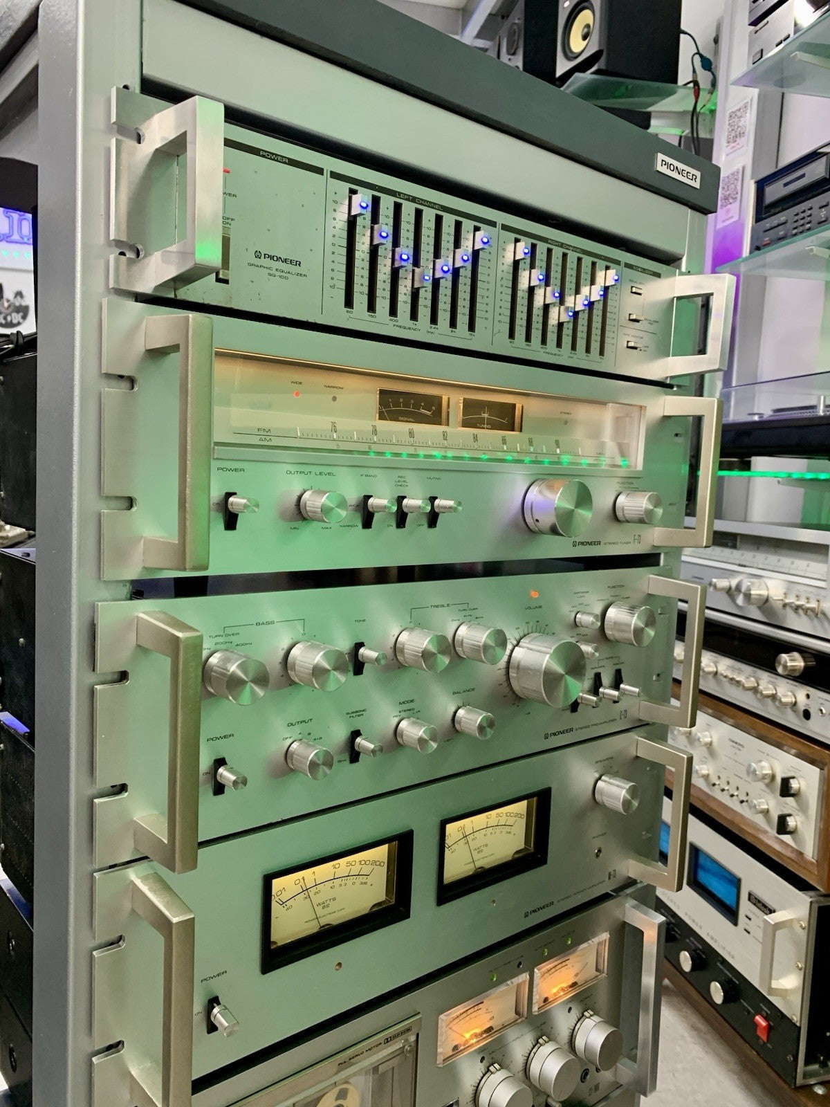 PIONEER Hi End System Rack JA R2S SG 100 F 73 C 73 M 73 CT 800 RT 707 Work Good