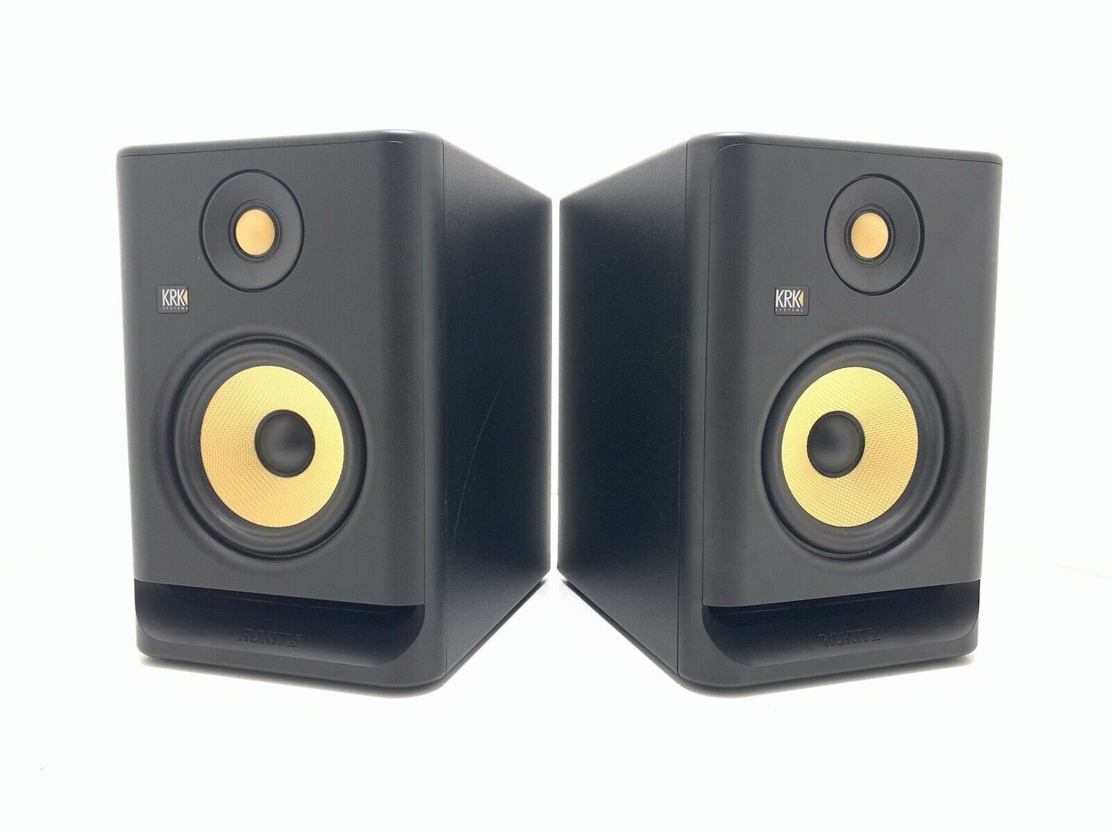 KRK ROKIT RP5 G4 ACTIVE 2 Speakers Studio Monitor 2 Way 55 Watts Work GOOD LOOK