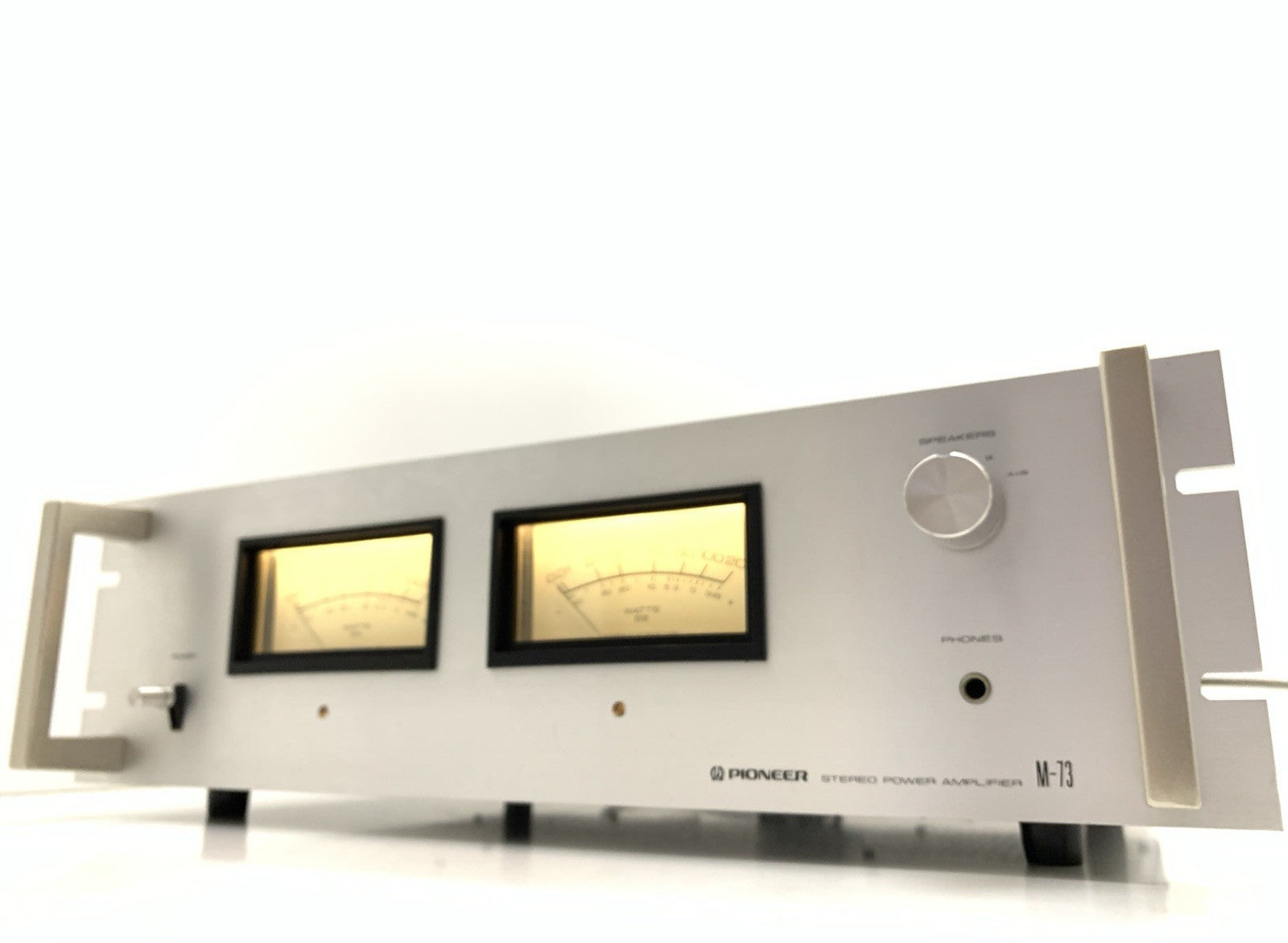 PIONEER M 73 SPEC Stereo Power Amplifier  85+85W RMS Vintage 1980 Work Good Look