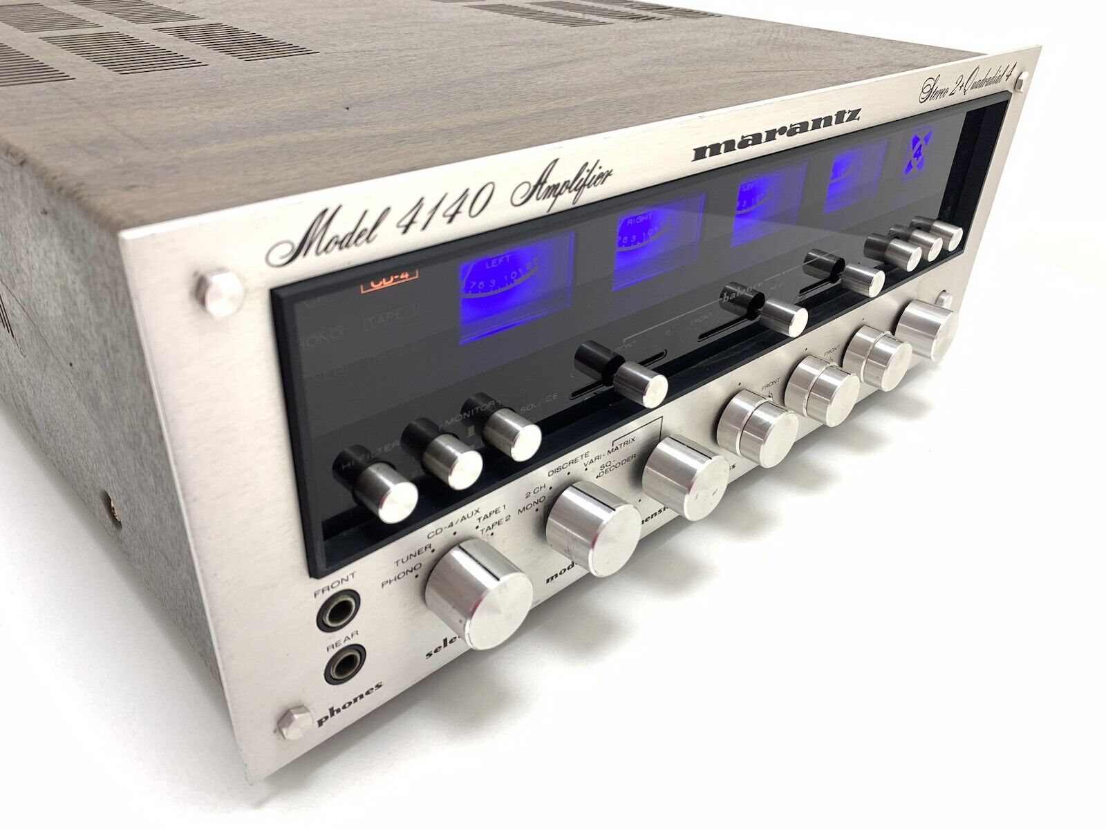 MARANTZ 4140 RARE Stereo Quadradial Amplifier 140 WRMS Vintage 1977 Good Look