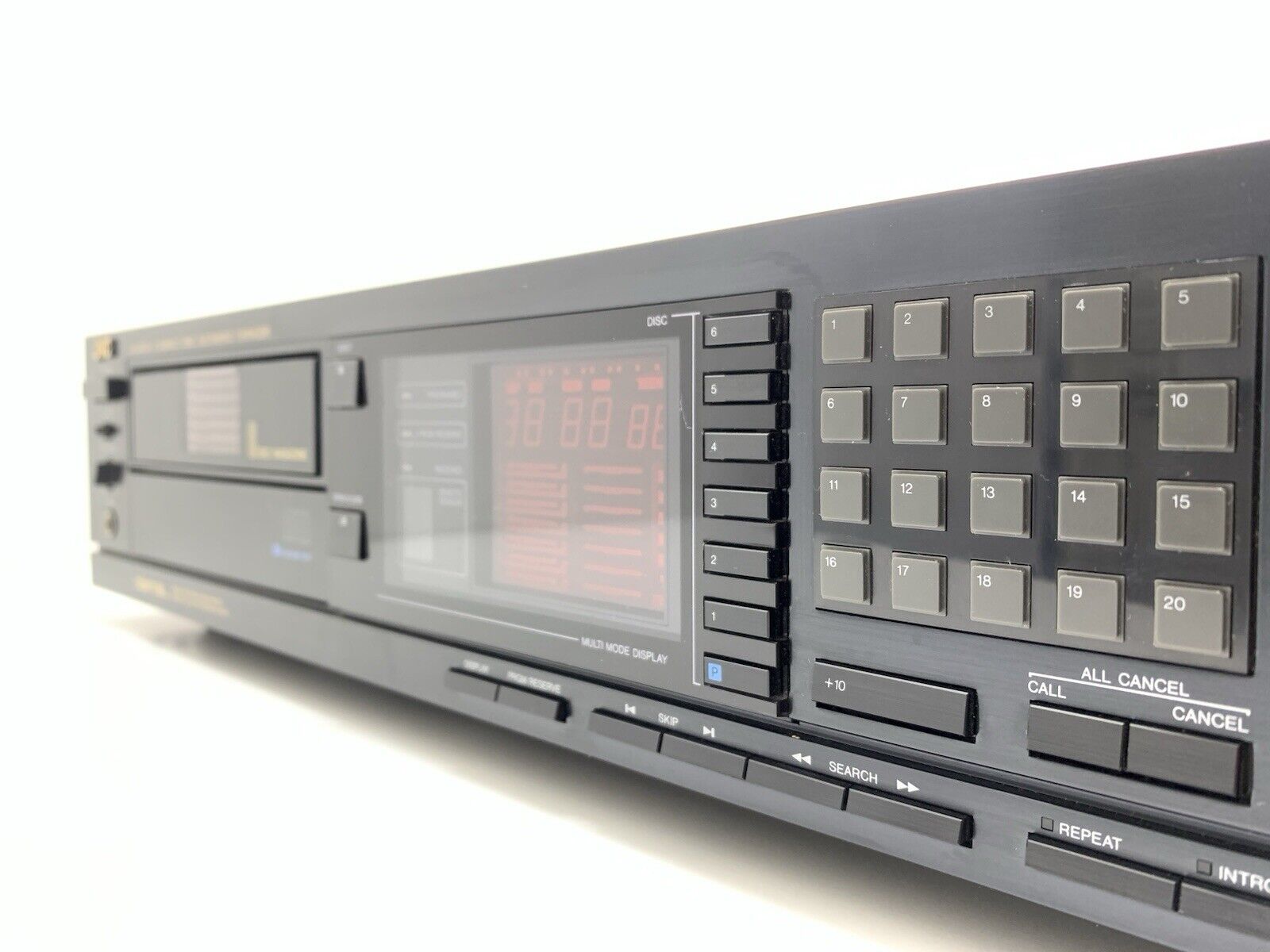 JVC XL-M700 Changer 6+1 CD Compact Disc Player Vintage 1987 Hi Fi WORK Good Look
