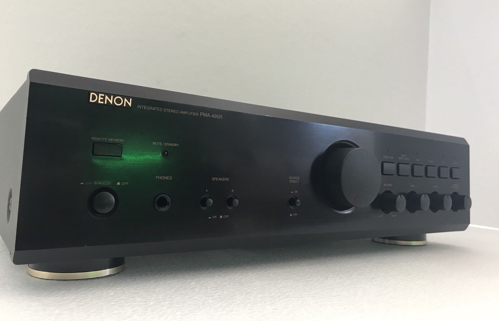 DENON Stereo Integrated Amplifier PMA-495R Vintage 2003, 90 Watts RMS Good Look