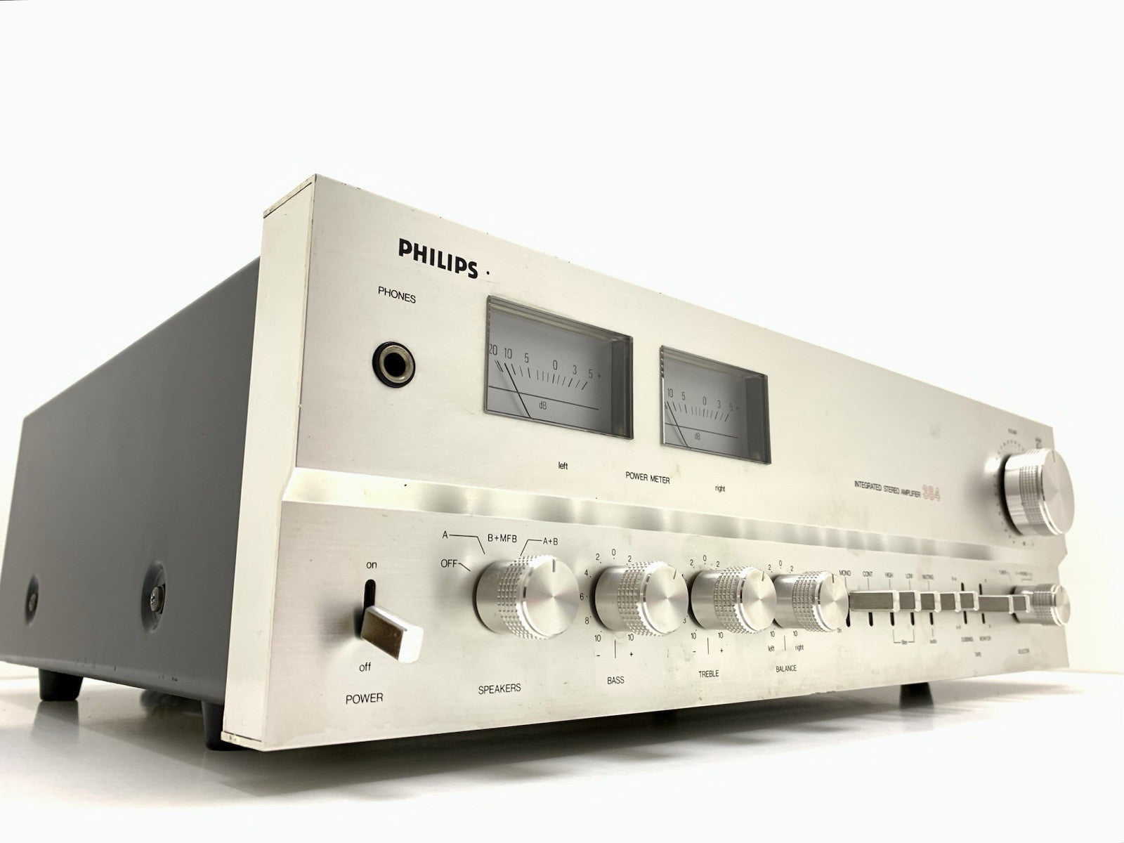 PHILIPS AH 384 Stereo Amplifier 2X 40Watts RMS Vintage 1978 Hi Fi WORK GOOD LOOK