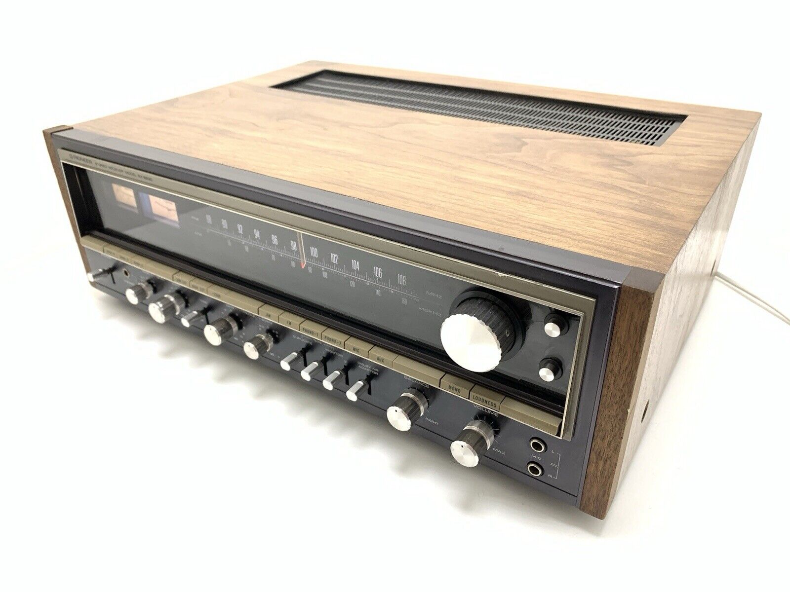 PIONEER SX 9930 AM FM Stereo Receiver 70+70Watts RMS Vintage 1974 WORK Good LOOK