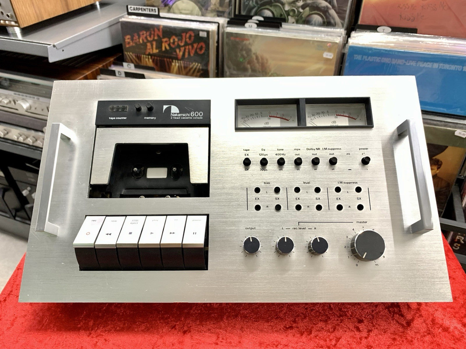 NAKAMICHI 600 High End 2 Head Cassette Tape Deck Vintage 1975 WORK