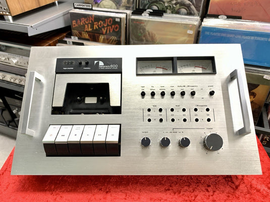NAKAMICHI 600 High End 2 Head Cassette Tape Deck Vintage 1975 WORK Good Look