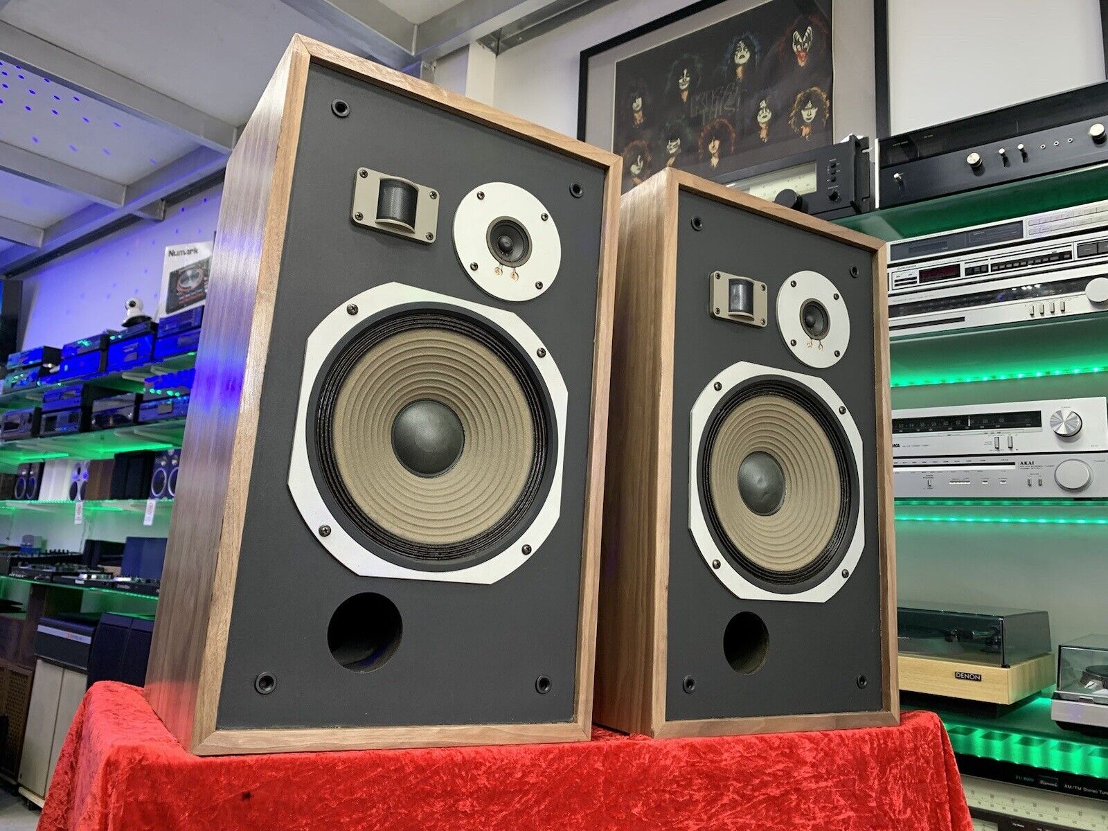 PIONEER HPM-50 Original 3 Way SPEAKERS 80 Watts RMS Vintage 1979 WORK GOOD LOOK!