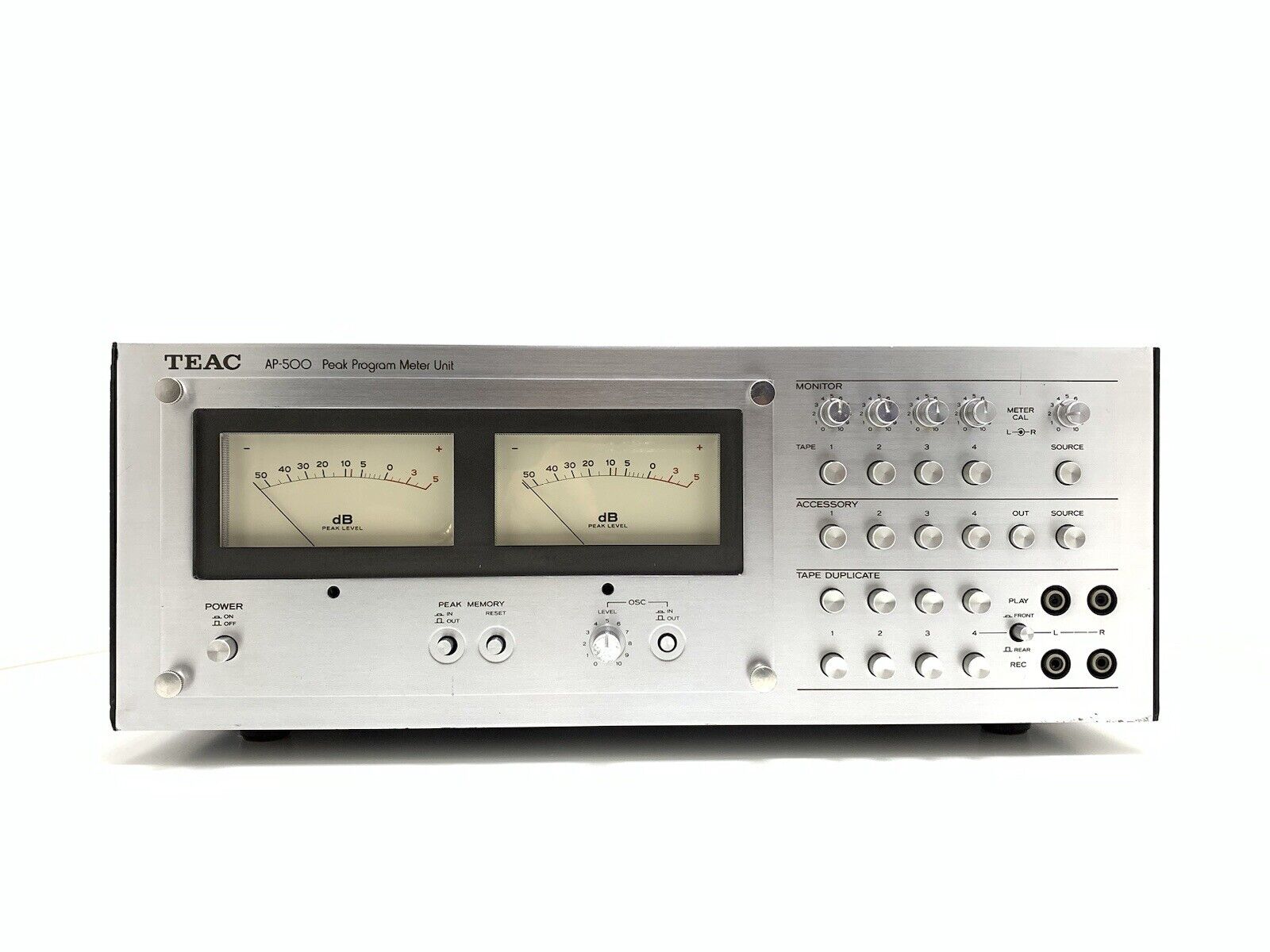 TEAC AP-500 Very RARE Peak Program Meter Unit Vintage 1977 Hi End WORK Good Look
