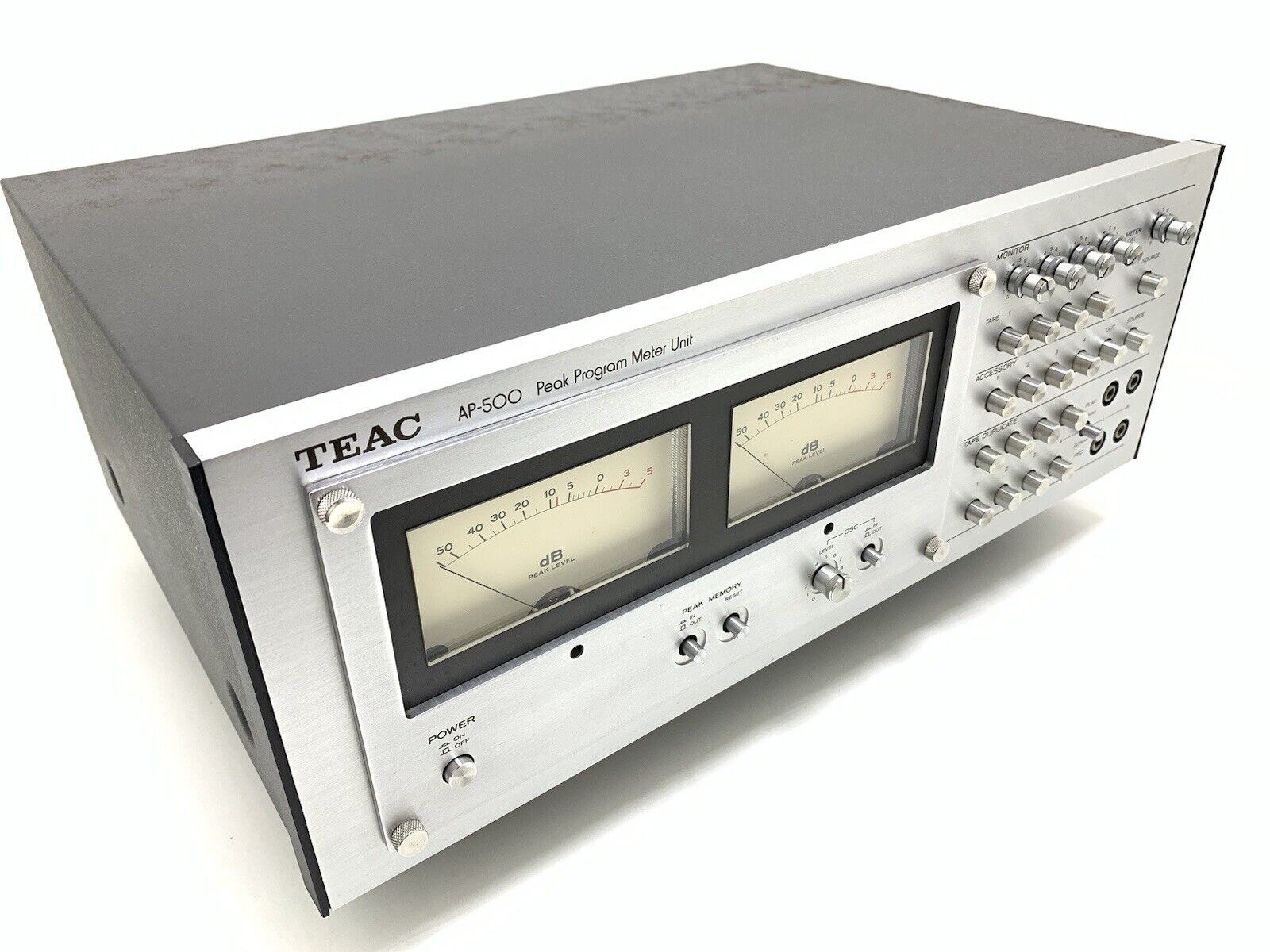TEAC AP-500 Very RARE Peak Program Meter Unit Vintage 1977 Manual WORK Like New