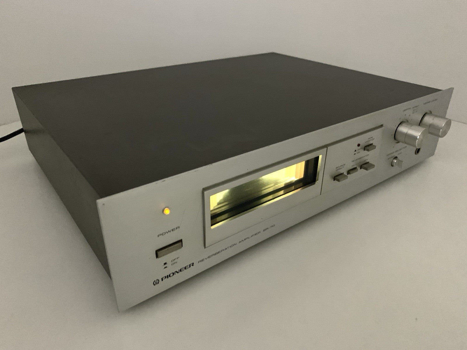 PIONEER Stereo REVERBERATION AMPLIFIER SR-70 Vintage 1980 Work PERFECT Good Look