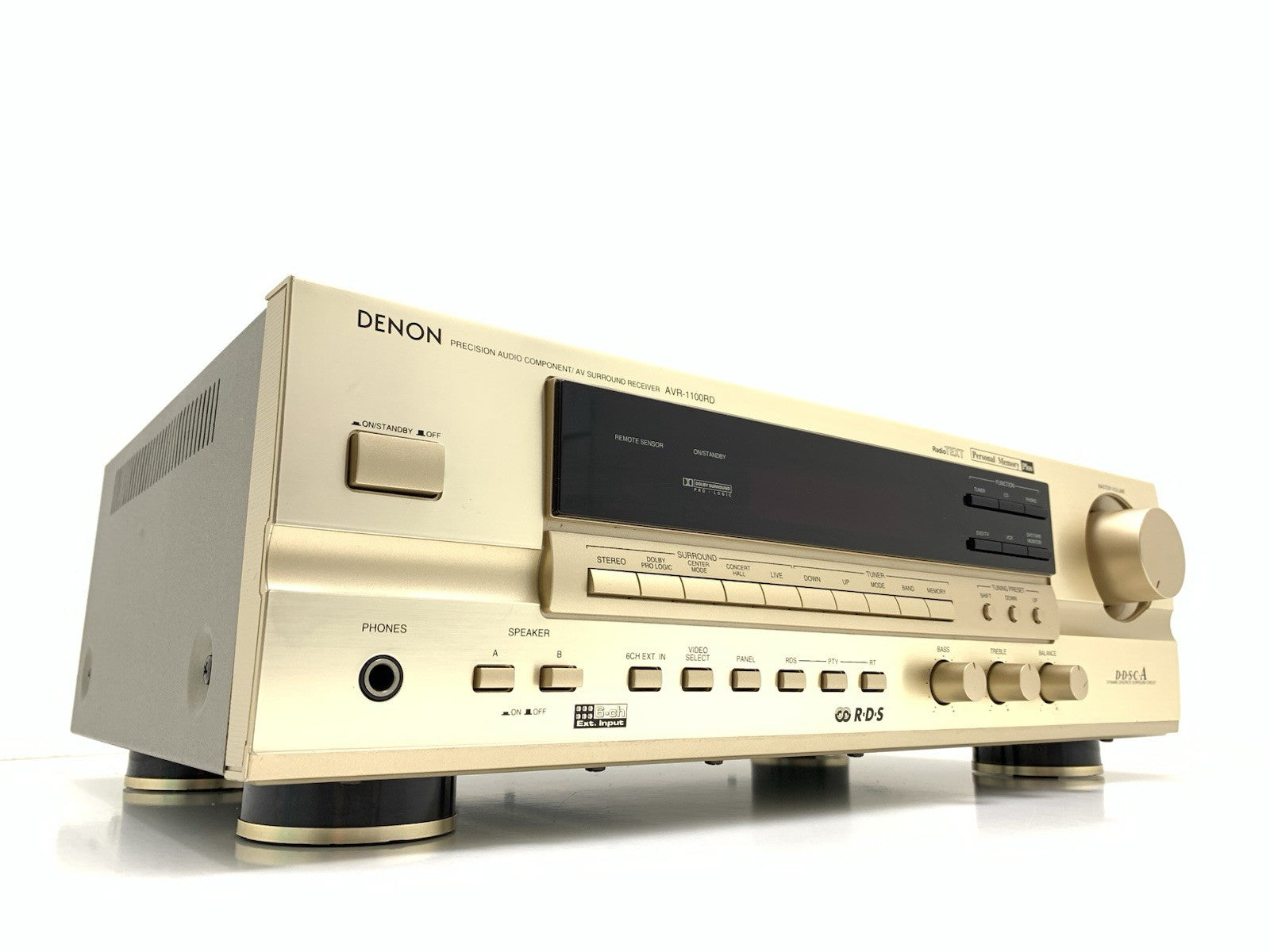 DENON AVR 1100 RD Digital 5.1 AV Surround Receiver 5 X 55 Watts RMS Vintage WORK