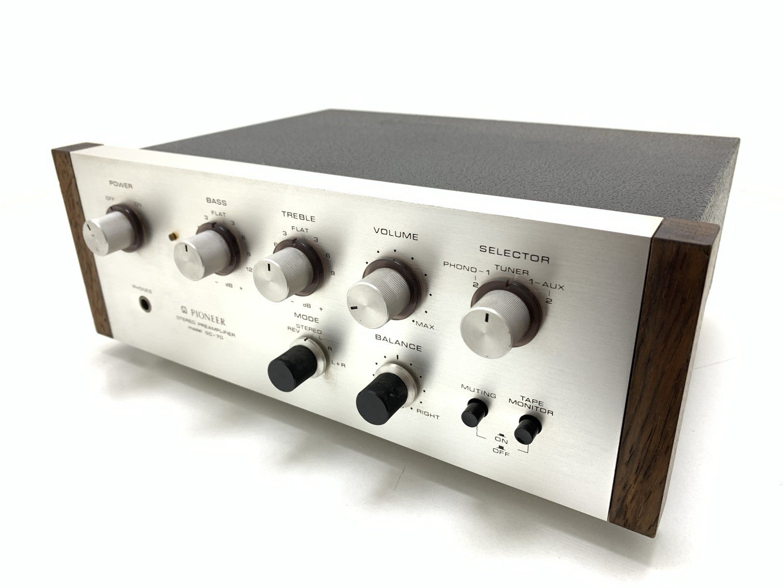 PIONEER Model SC 70 / SC-700 Stereo Pre Amplifier Vintage 1969 WORKING Good Look