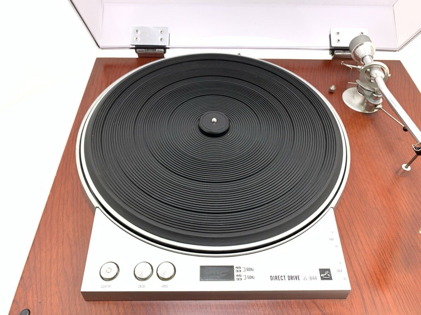 JVC VICTOR JL-B44 Turntable 2 Speed Direct Drive Vintage 1973 Work Good Look
