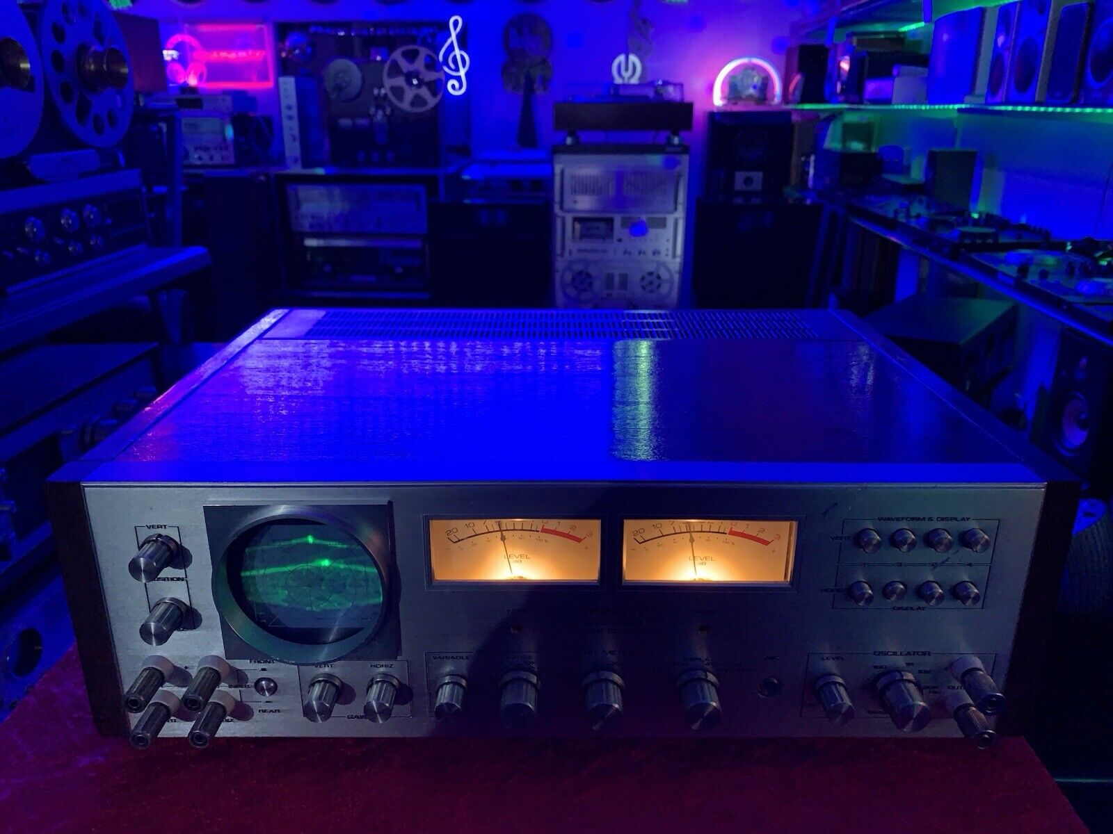 PIONEER SD-1100 Stereo Display Audio Scope VERY RARE Vintage 1972 WORK Good Look