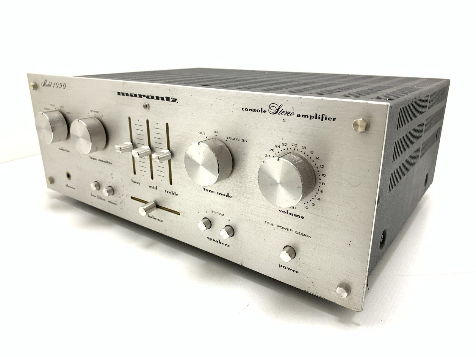 MARANTZ 1090 Stereo Integrated Amplifier 45+44 W RMS Vintage 1977 WORK Good Look