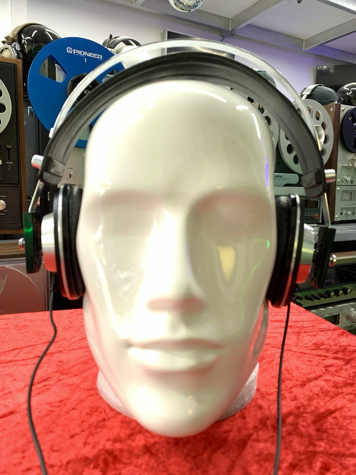 PIONEER SE 6 Professional Headphones Vintage 1975 High End Kit Good Look