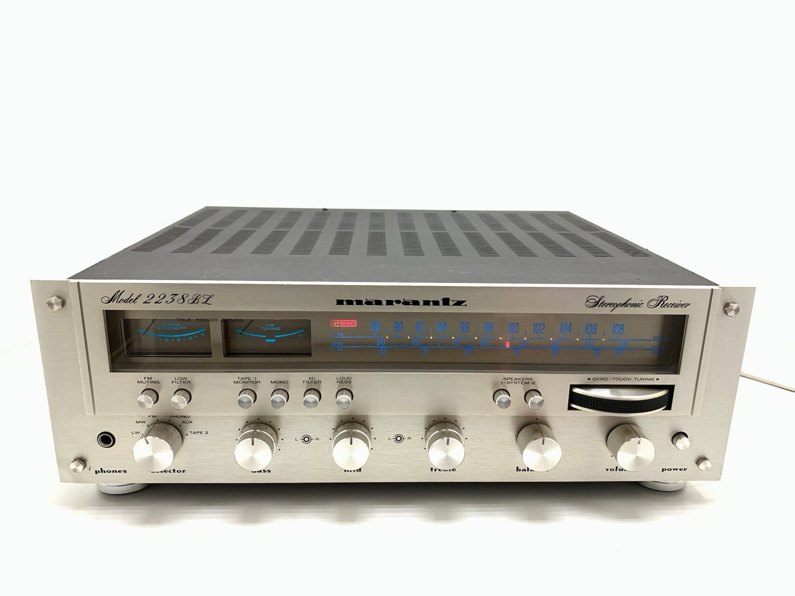 MARANTZ 2238BL Stereo Receiver 2X 42 Watts RMS Vintage 1977 RARE WORK Good Look