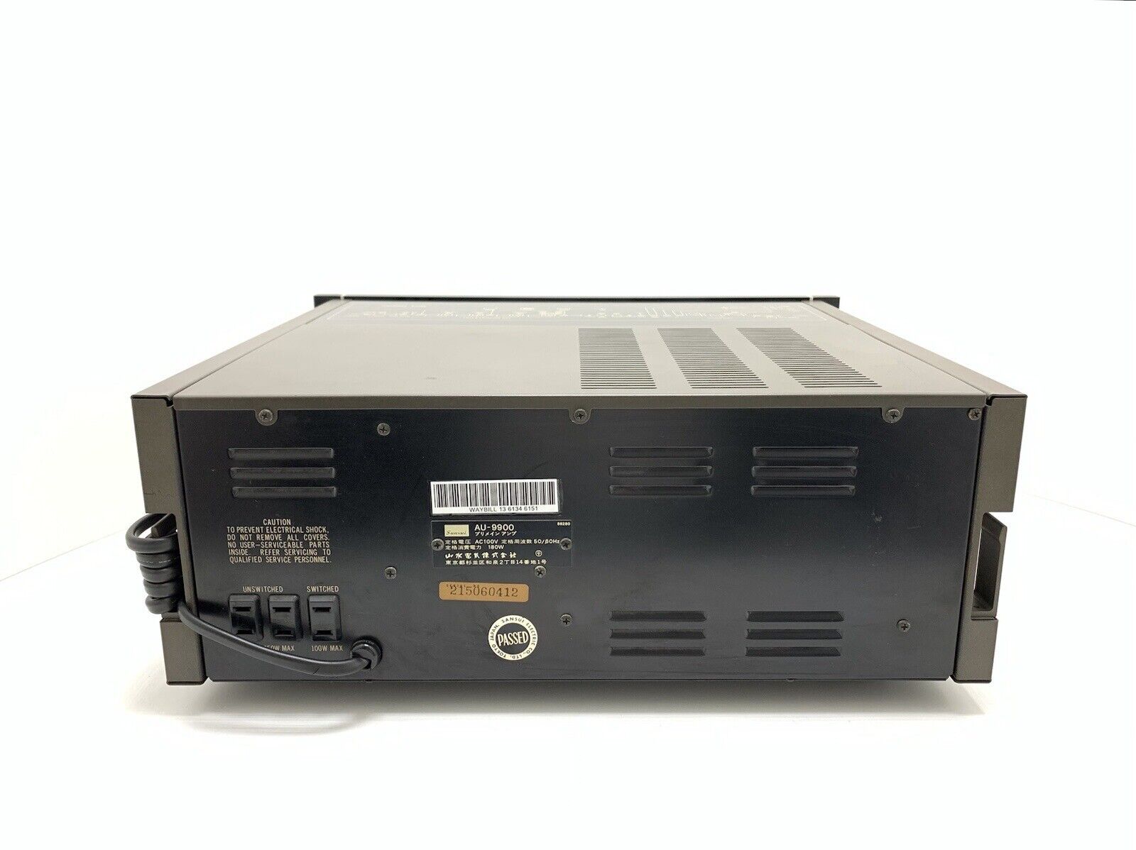 SANSUI プリメインアンプ AU-9900 サンスイ AU－9900型 プリメインアンプ（紹介）