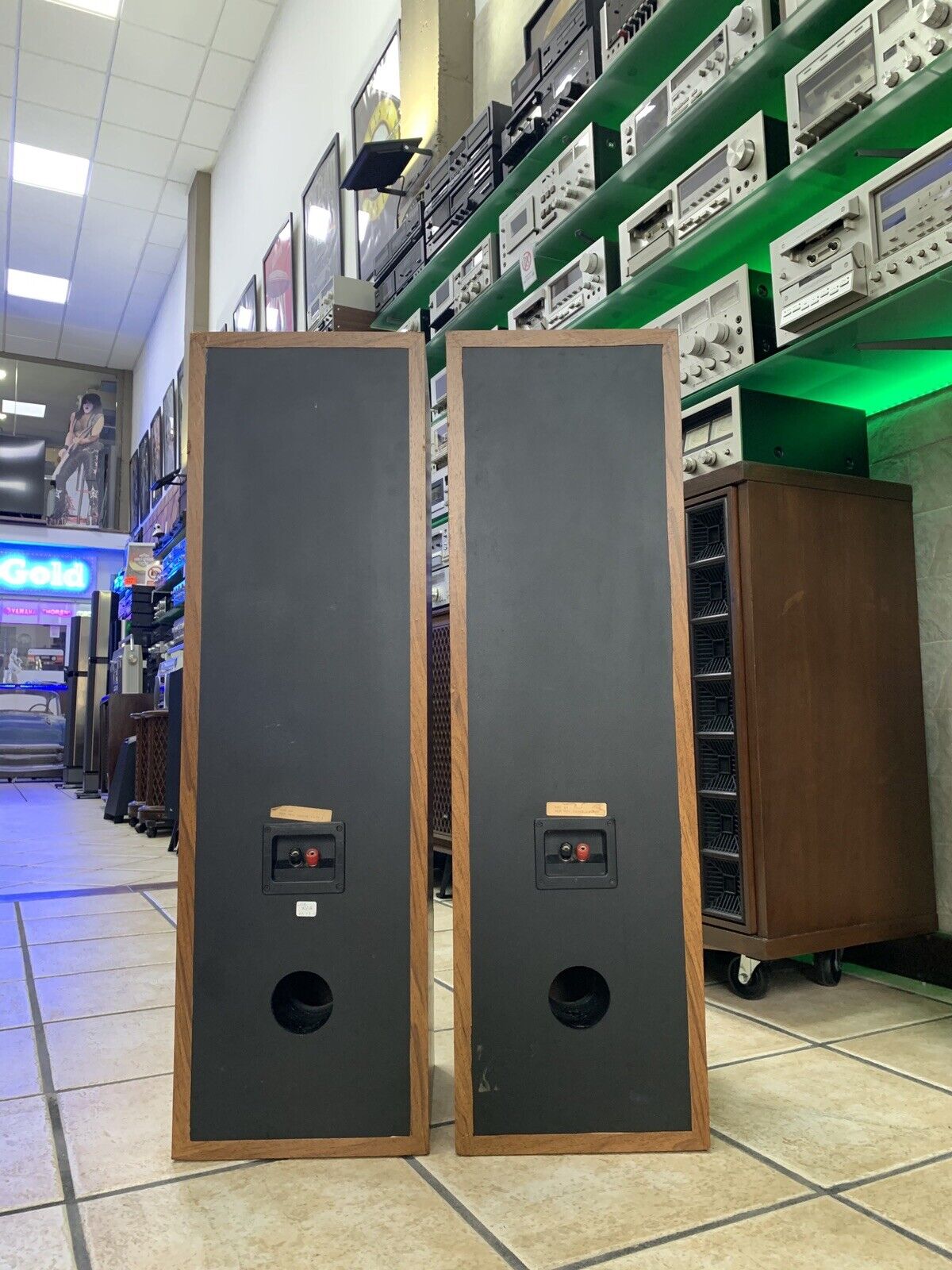 NAD 60 Very Rare Original Speakers 3 Way 150 W RMS Vintage Refurbished Good Look
