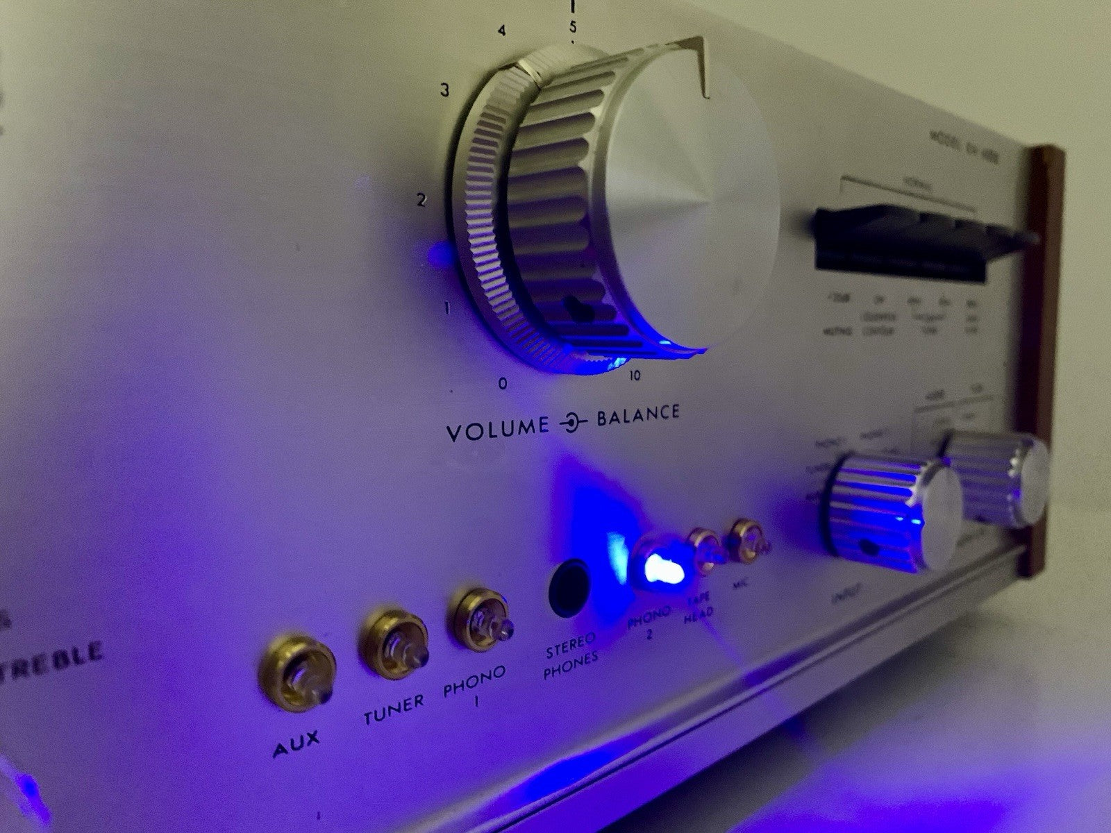 TRIO KENWOOD KA 6000 Legendary  Amplifier 45+45W RMS Vintage 1968 WORK Good Look