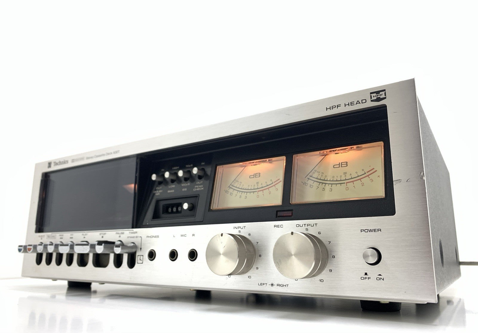 TECHNICS RS 630T Stereo Cassette Tape Deck 2 Head Vintage 1978 Work Good Look