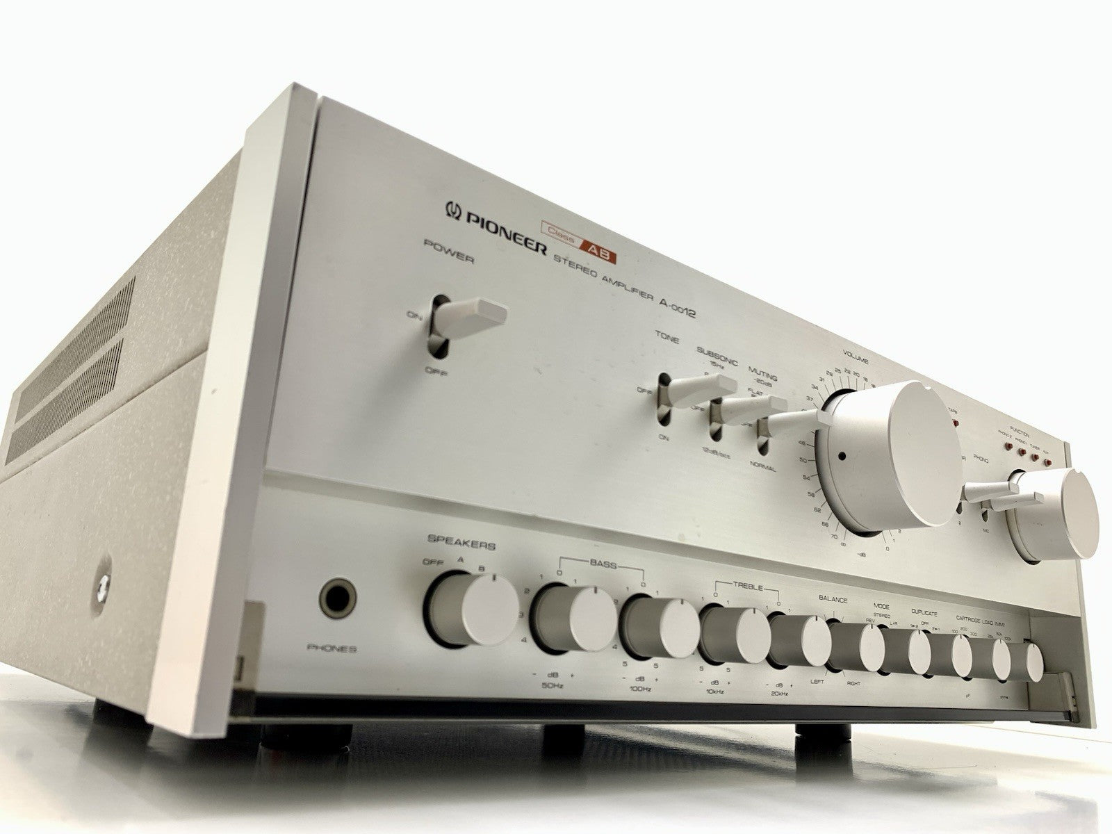 PIONEER A 0012/ A 27 Stereo Amplifier 120+120 W RMS Vintage 1978 WORK Good Look