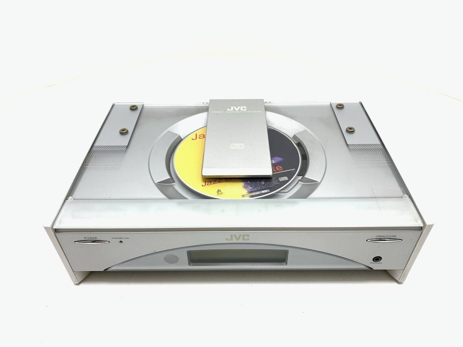 JVC FS-SD5 Vintage CD Player Mini Componet System Remote Control WORK Good Look