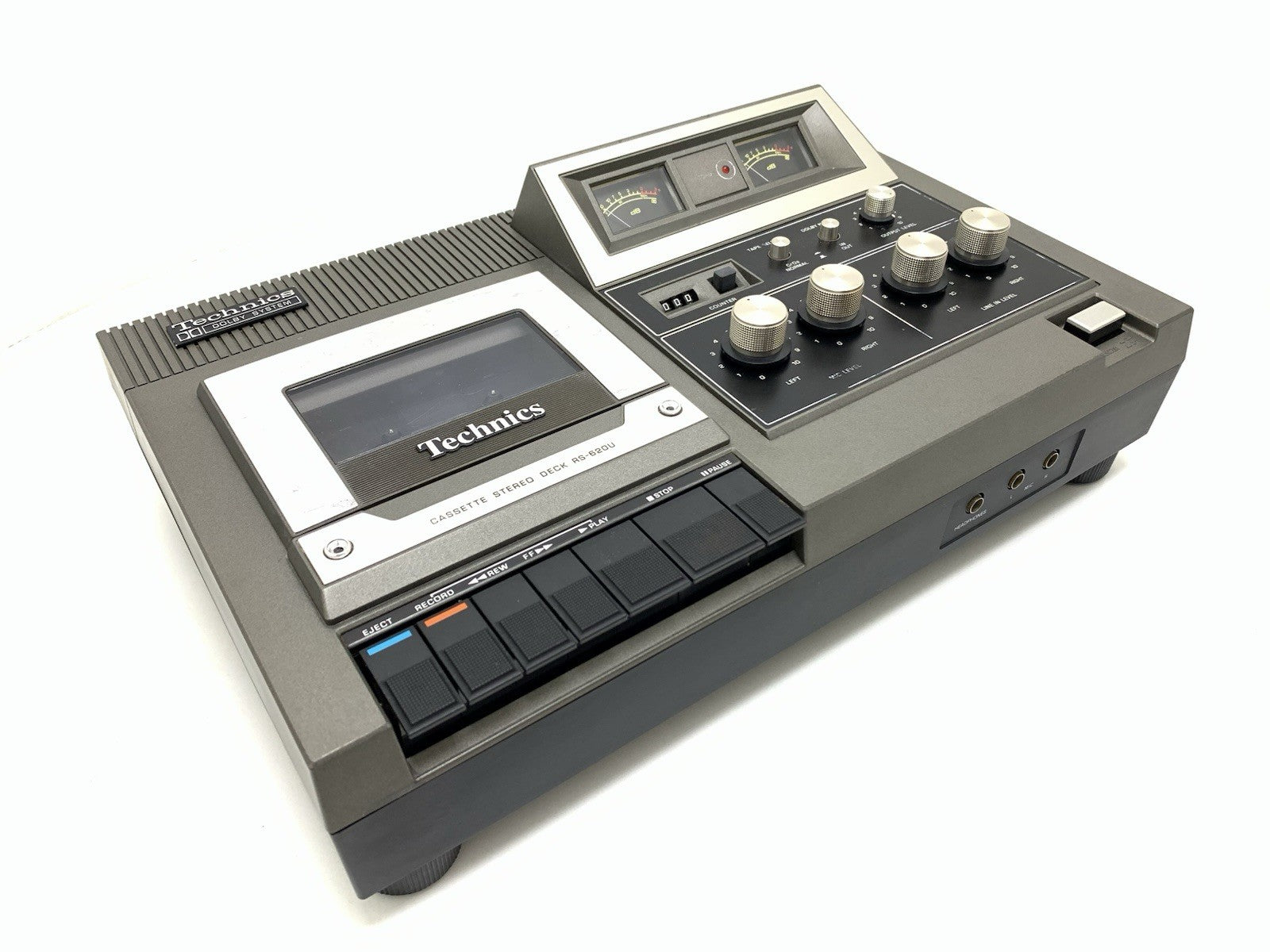 TECHNICS RS 620U Stereo Cassette Tape Deck 2 Head Vintage 1976 Working Good Look