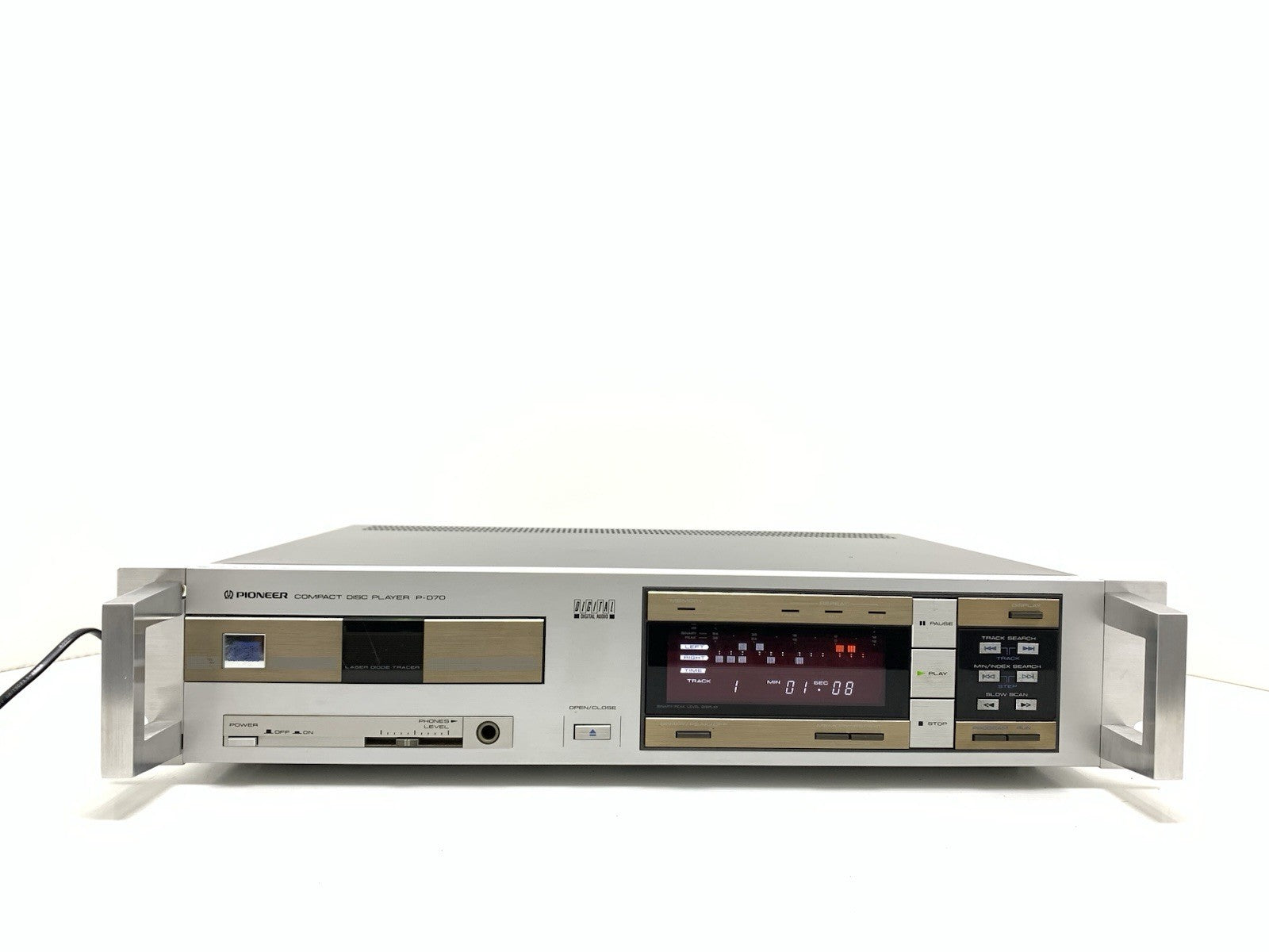 PIONEER P D70 Compact Disc CD Player Exclusive Handles RACK 19
