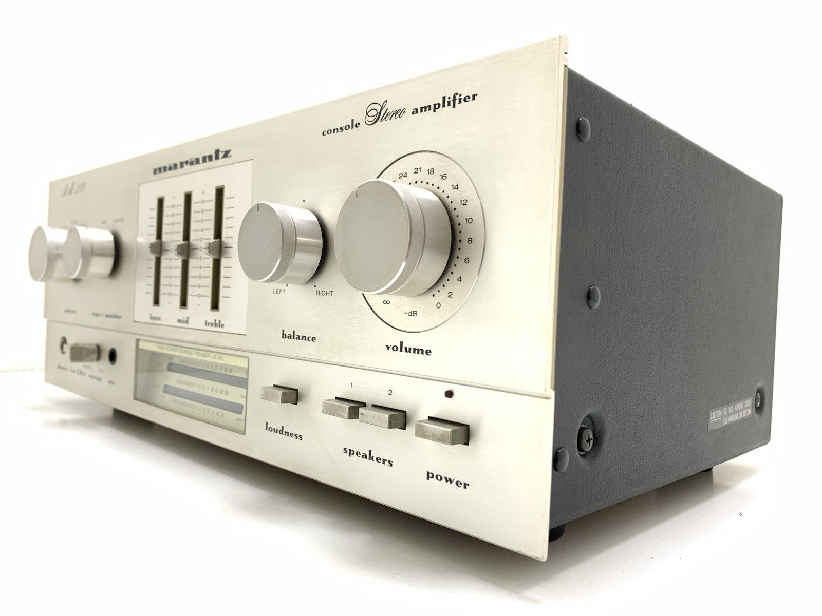 Marantz PM 250 Console Stereo Amplifier 25+25 W RMS Vintage 1979 Work Good Look