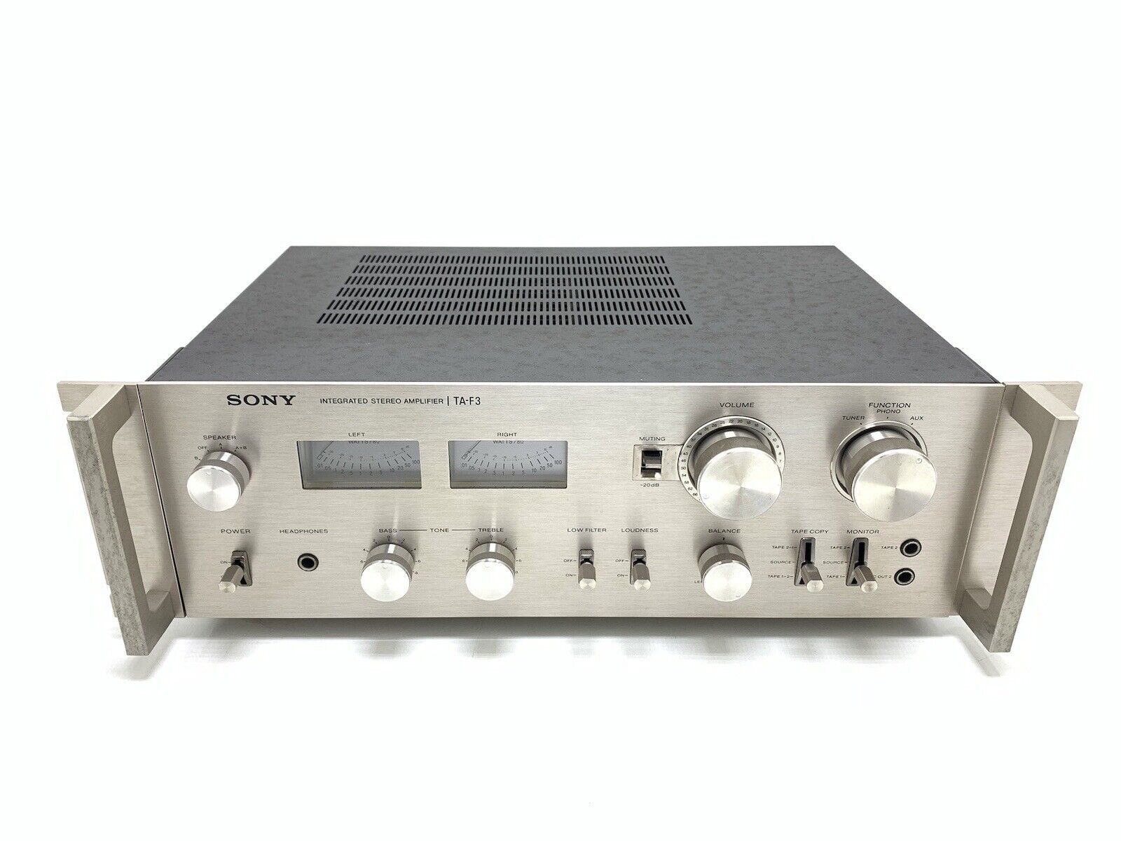 SONY TA-F3 Integrated Stereo Amplifier 100 Watts RMS Vintage 1977 HiFi Good Look