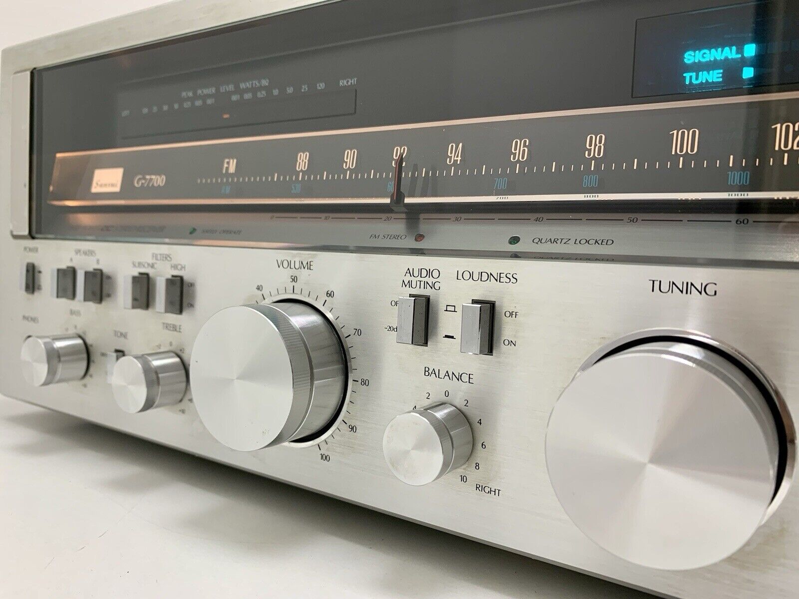 SANSUI G 7700 Stereo HiFi Receiver 120+120 Watts RMS Vintage 1979 WORK GOOD LOOK