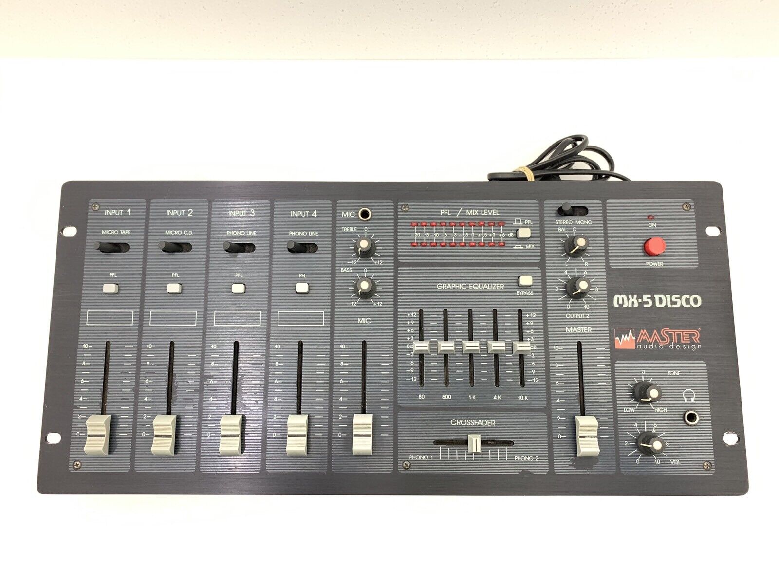 MÁSTER AUDIO DESING MX-5 DISCO Professional Mixer 5 Channel Refurbished