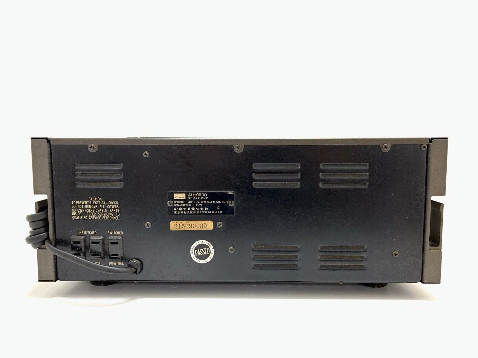 SANSUI AU-9900 Stereo Amplifier 80+80 Watts RMS + Original BOX Vintage GOOD LOOK