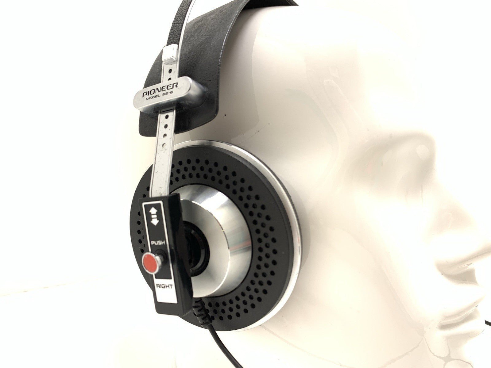 PIONEER SE 6 Professional Headphones Vintage 1975 High End Kit Good Look